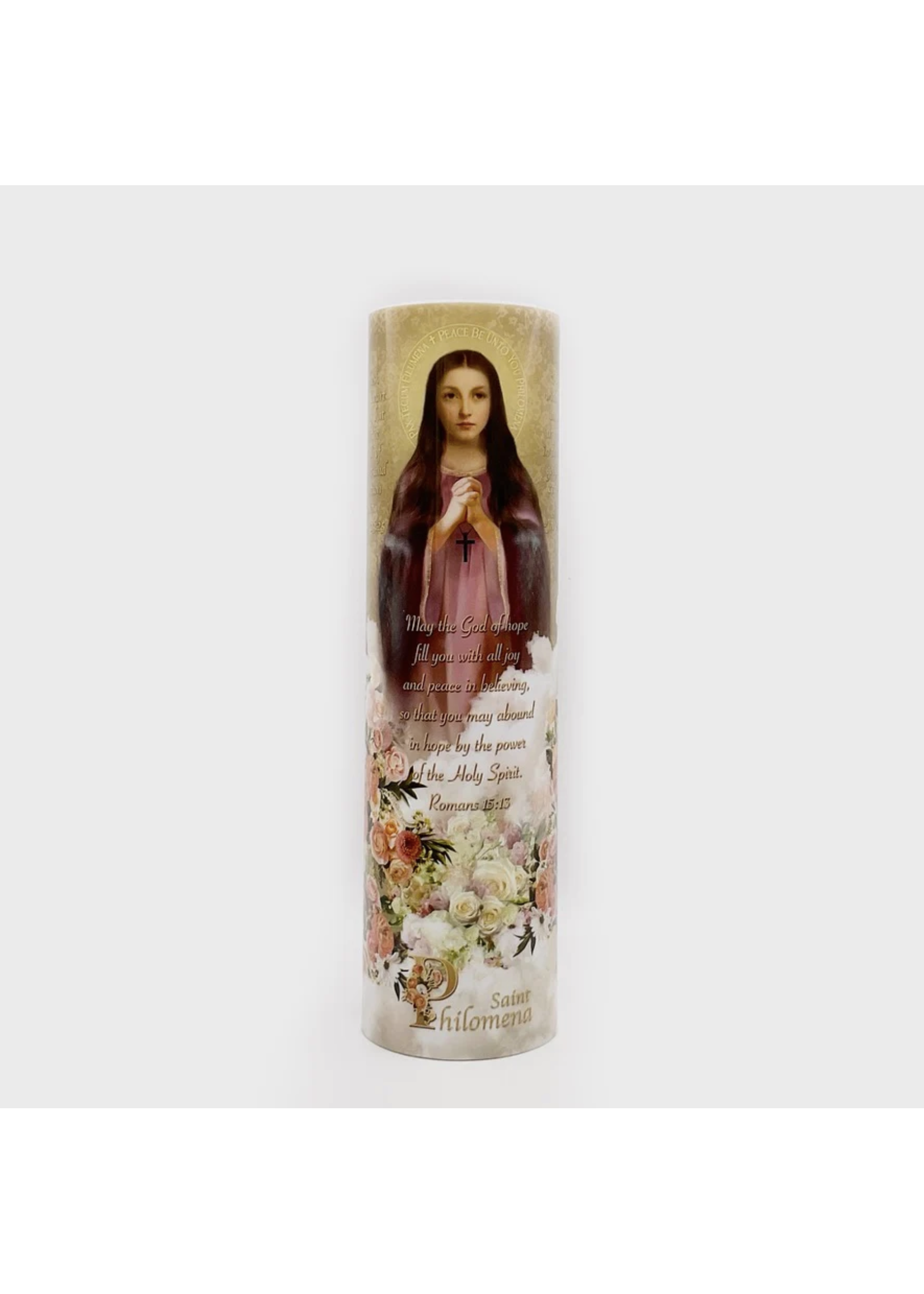 Saint Philomena - LED candle