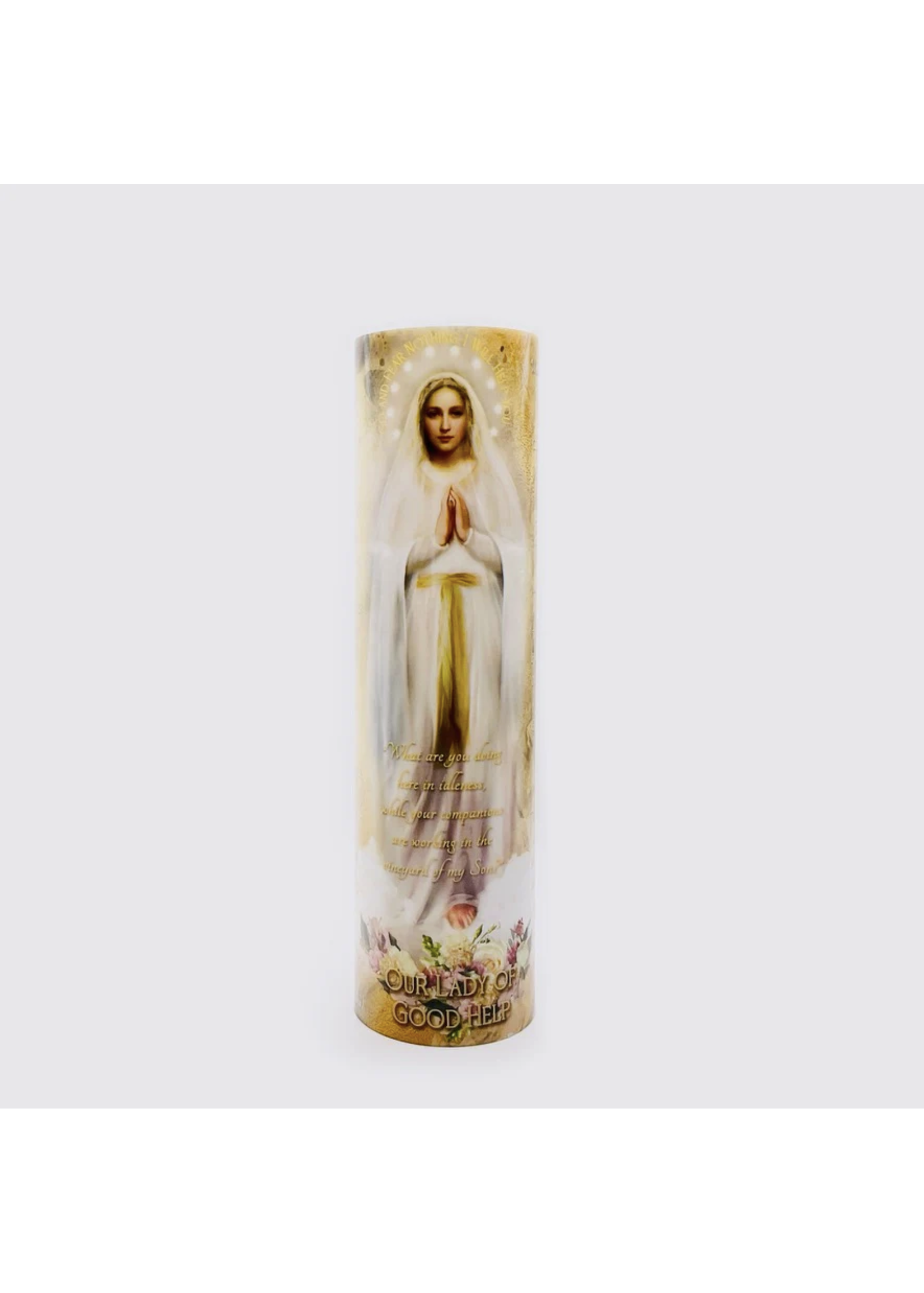Our Lady of Good Help - LED prayer candle