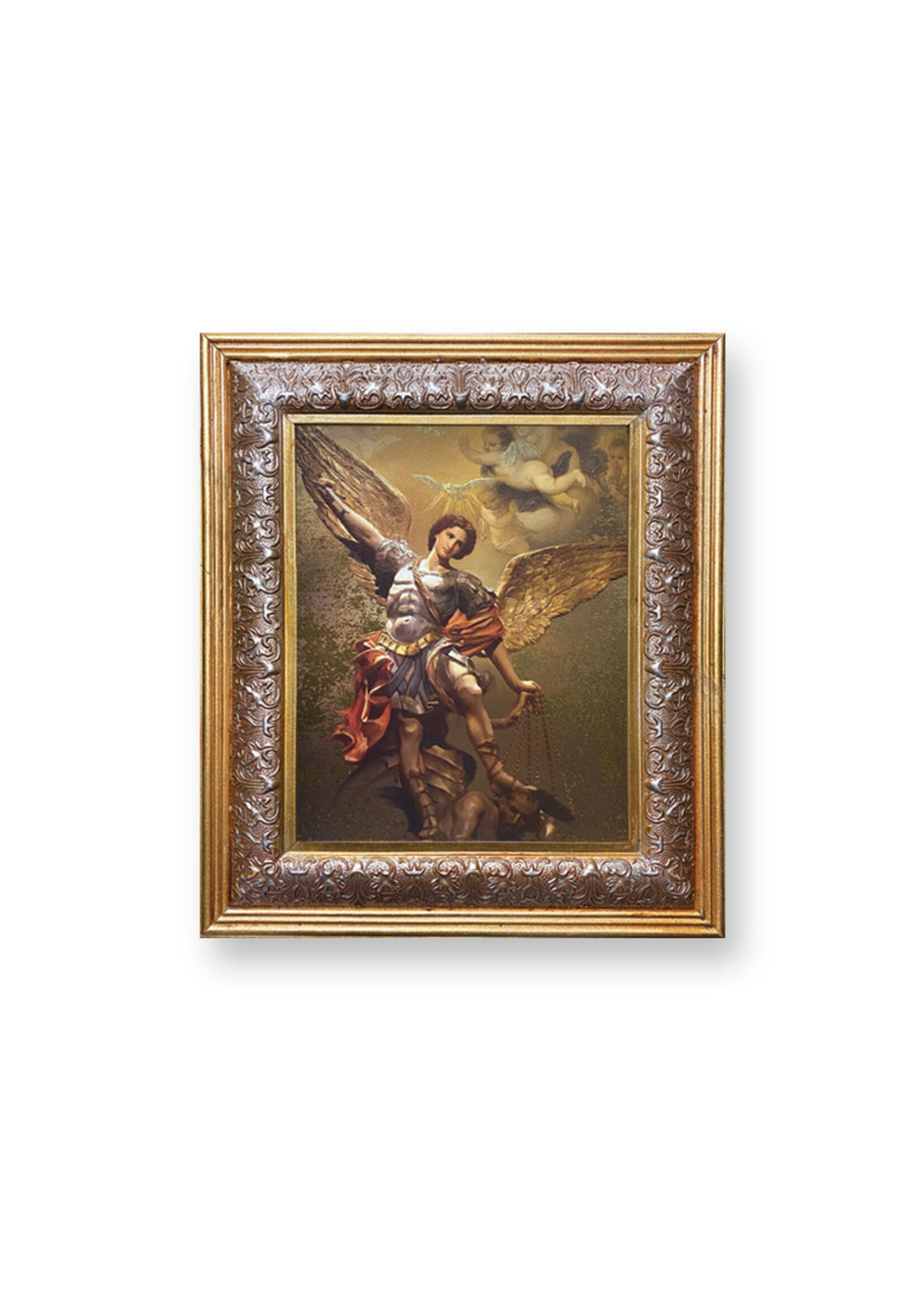 Saint Michael the Archangel Framed Image 21" x 16"