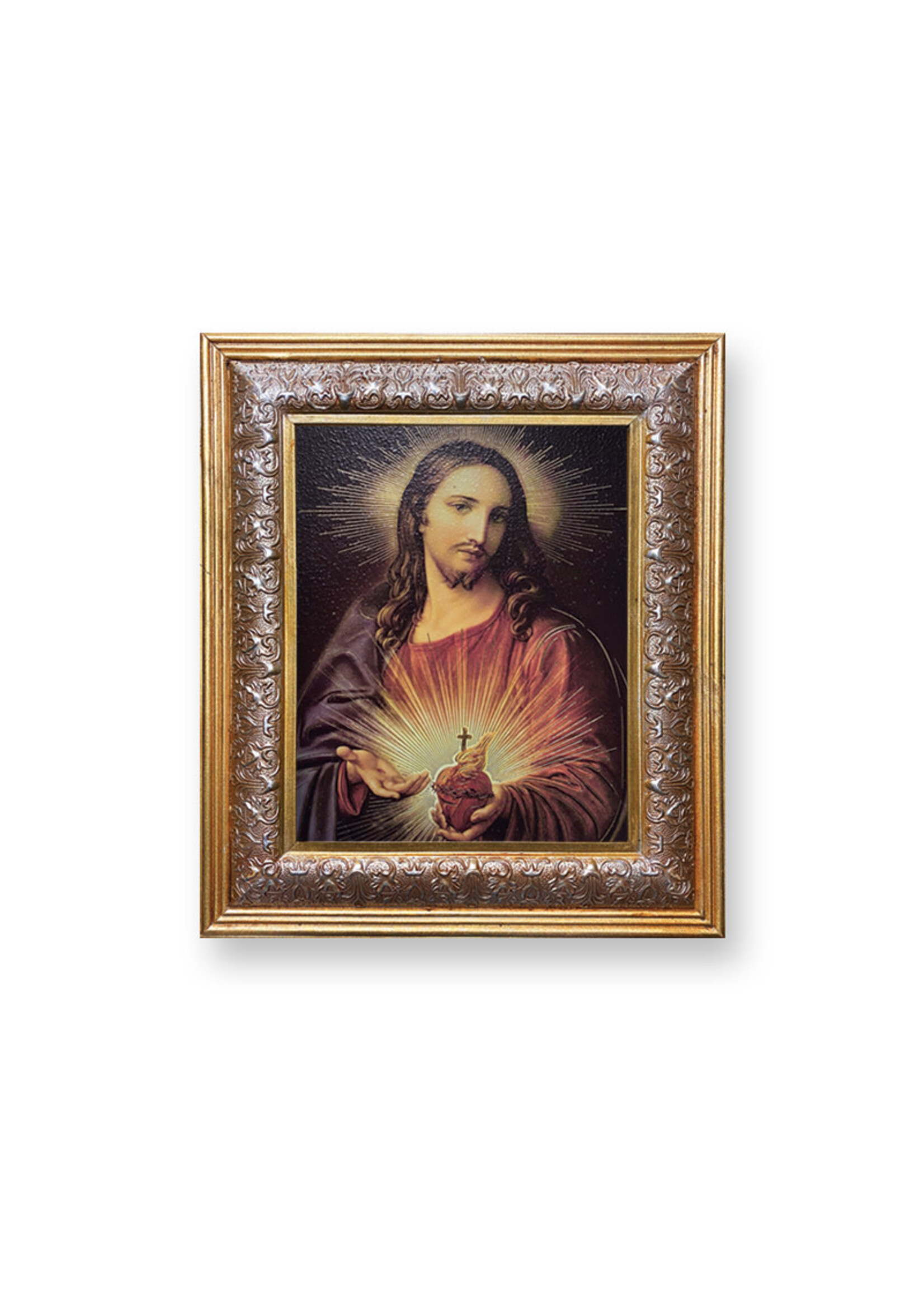 Sacred Heart of Jesus Framed Image, 21" x 16"
