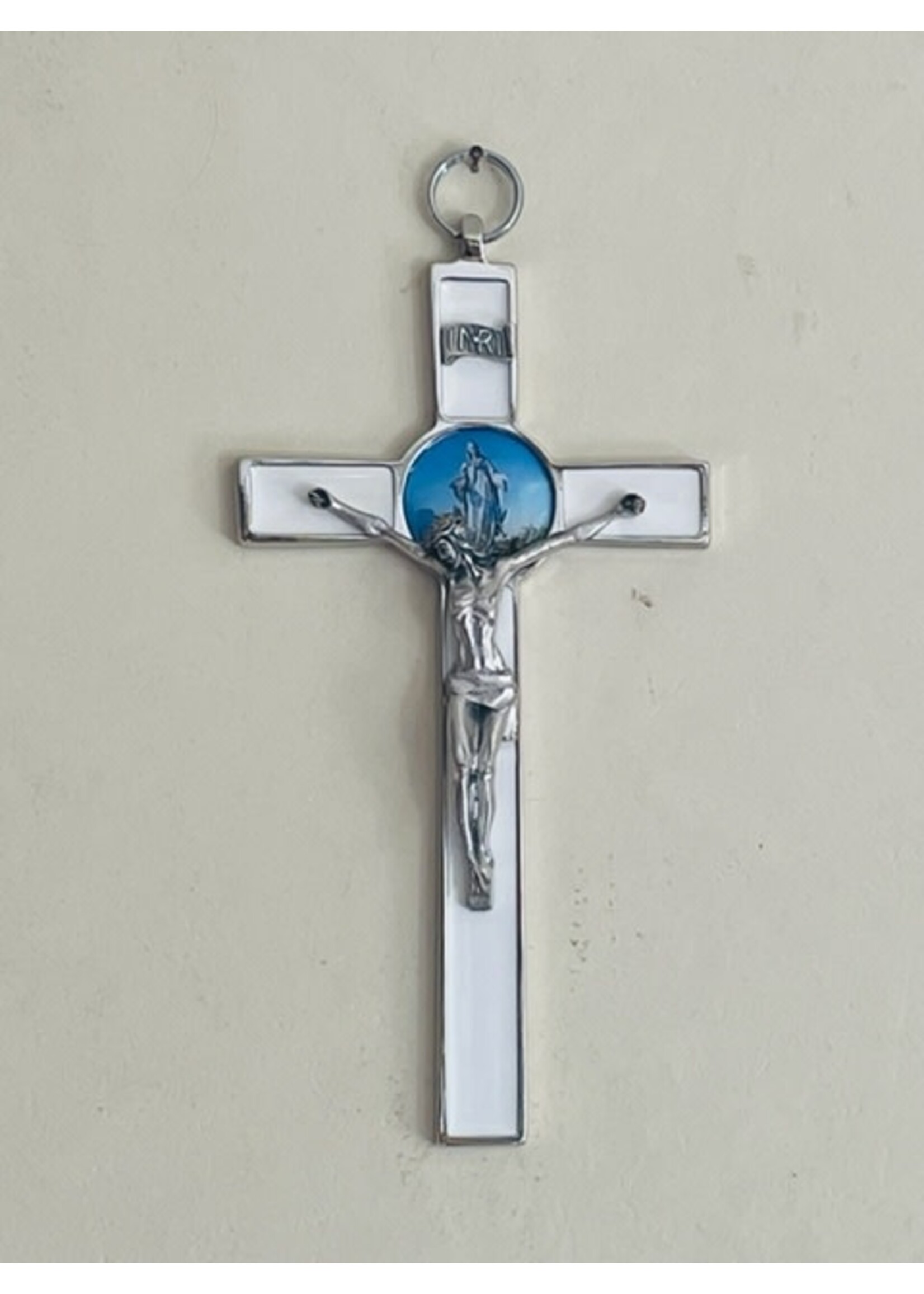 Our Lady of Peace Crucifix 8"