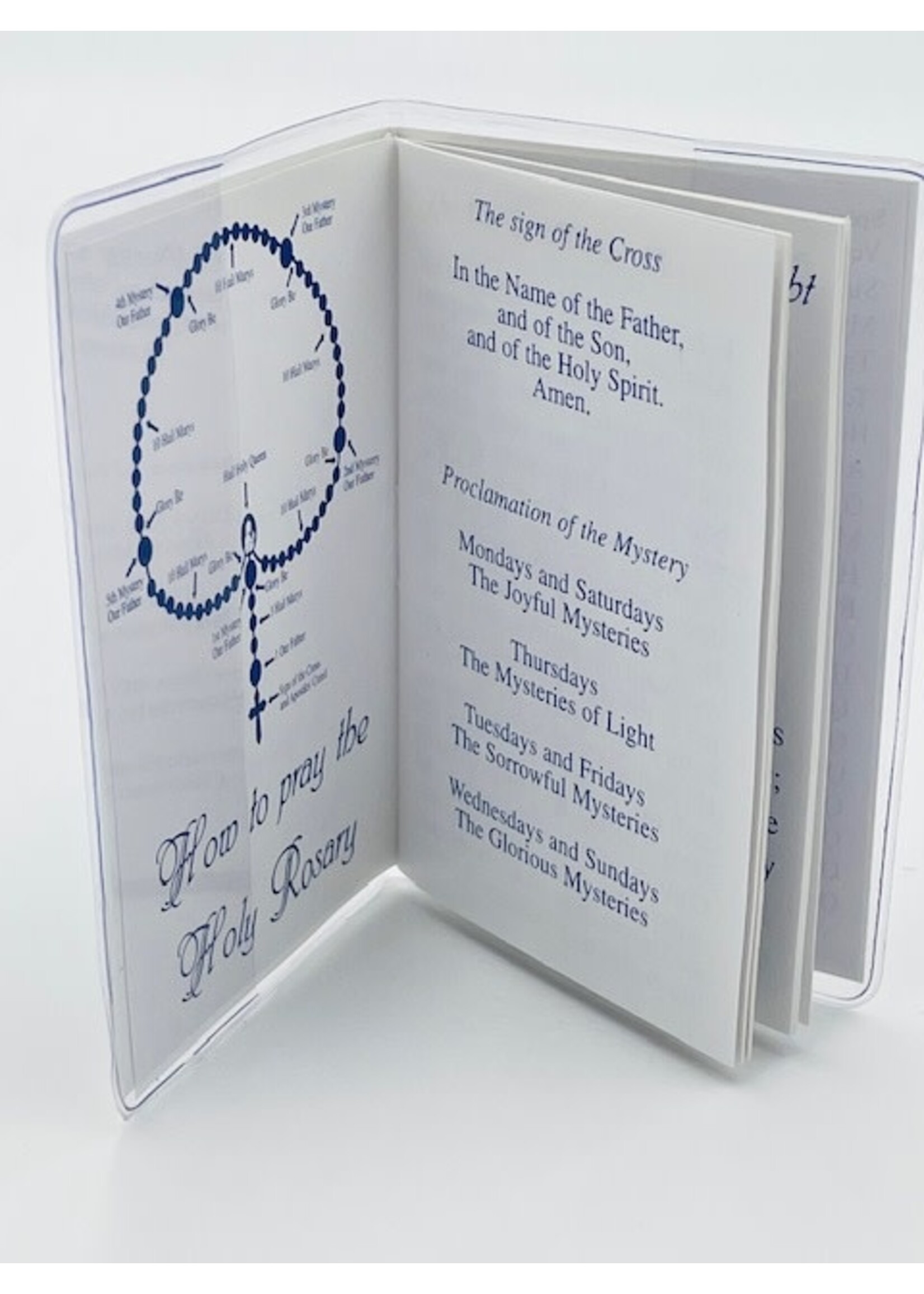 Our Lady of Peace Mini Rosary Booklet