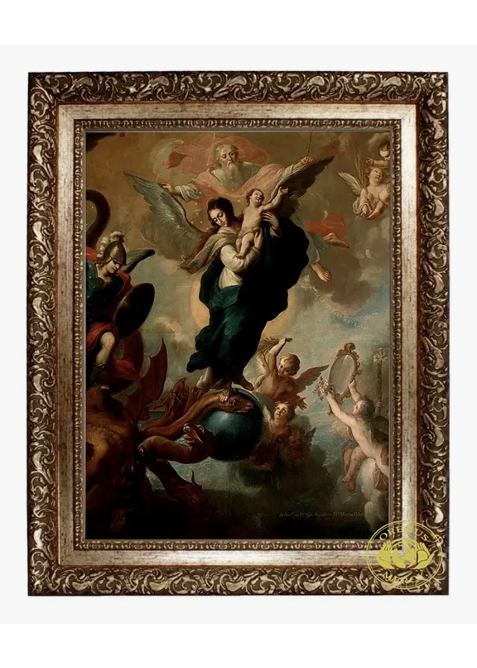 Virgin of the Apocalypse Canvas Frame  (24" x 30")