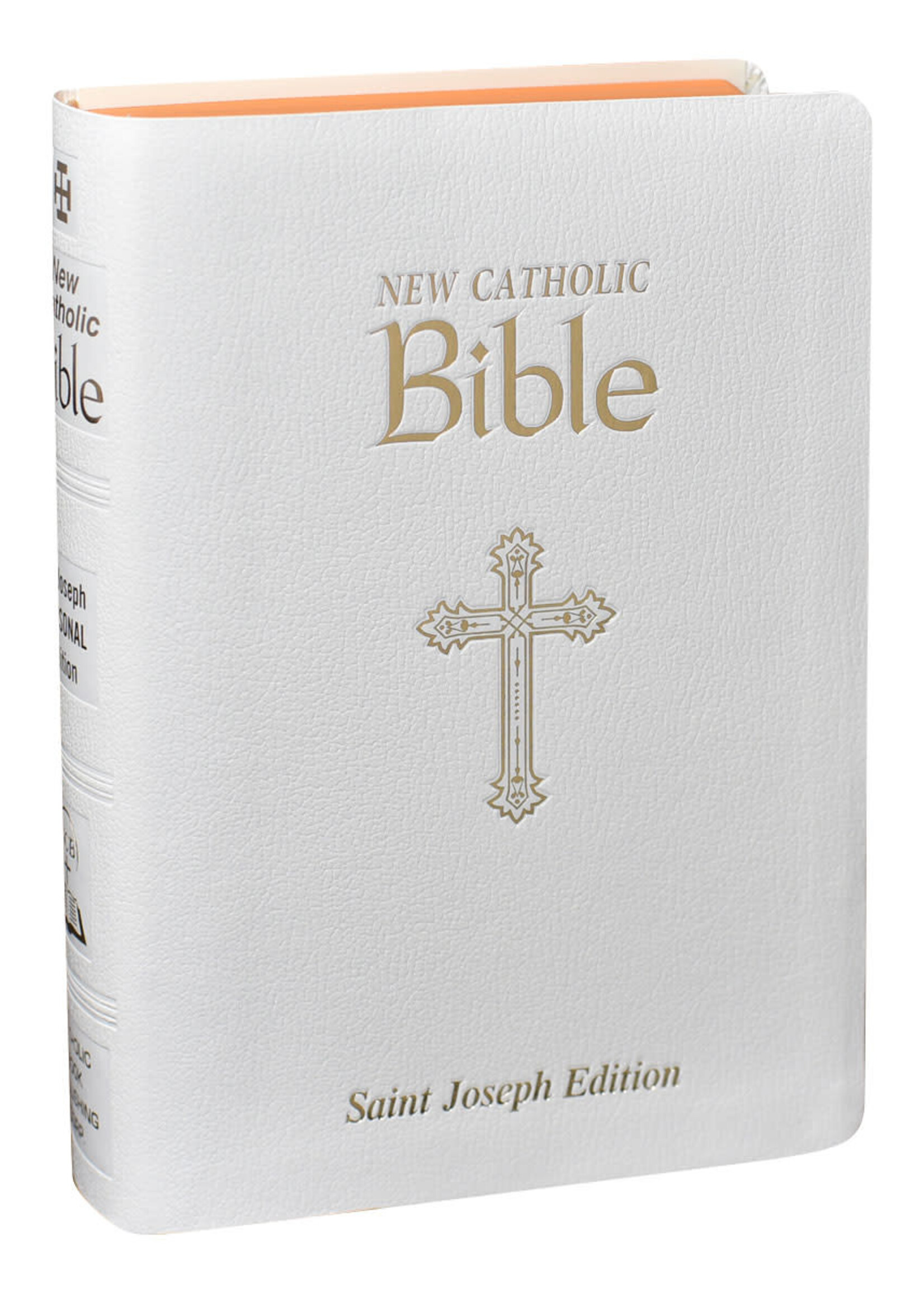 St Joseph New Catholic Bible (White Gift Edition-Personal Size)
