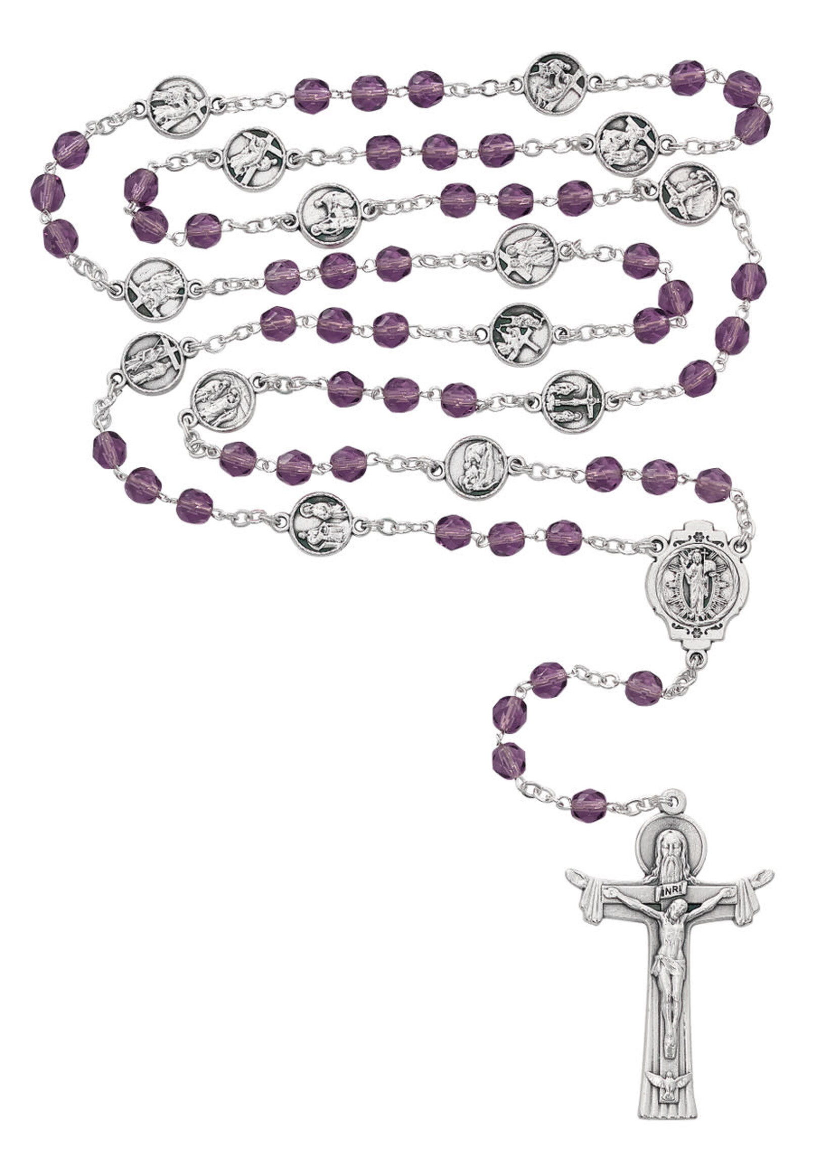 Purple Stations of the Cross Rosary