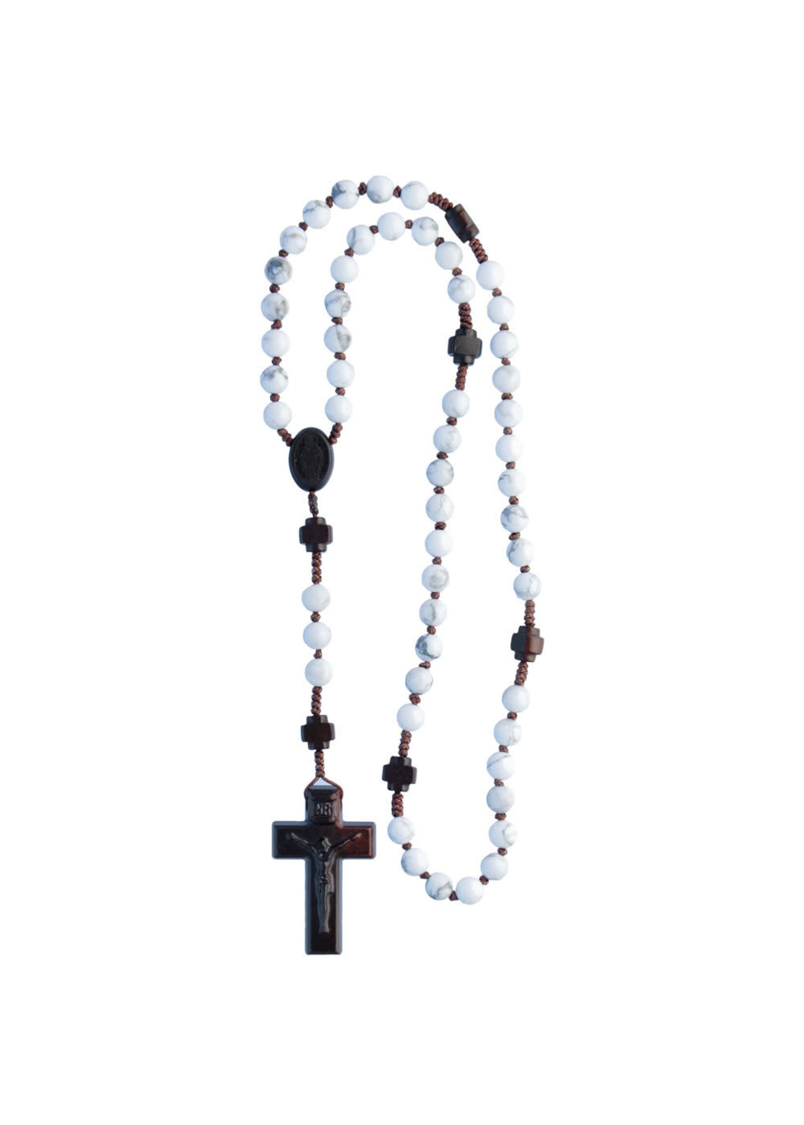Howlite/Jujube Wood Rosary