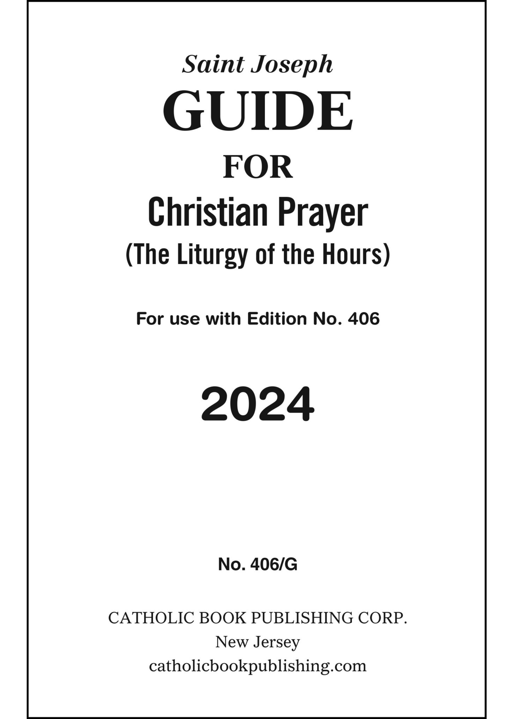 2024 Christian Prayer Guide