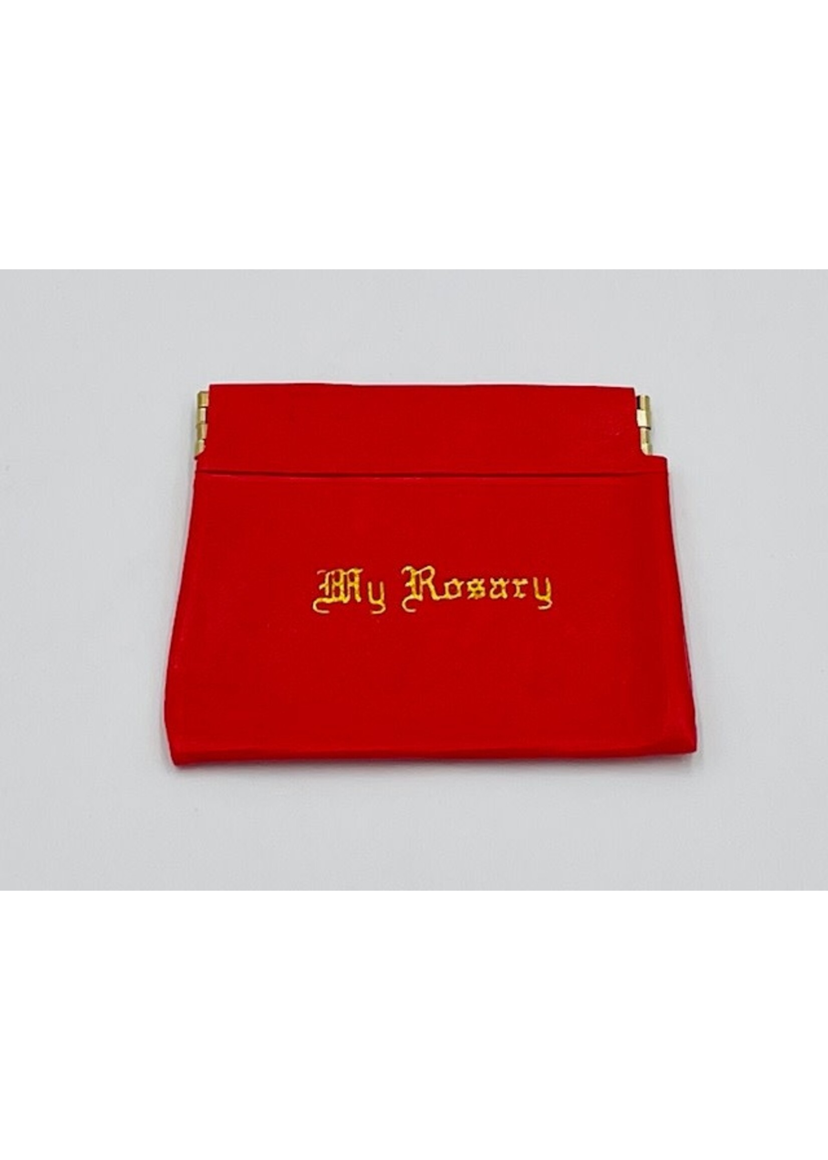 Vinyl "Squeeze" Rosary Case - red