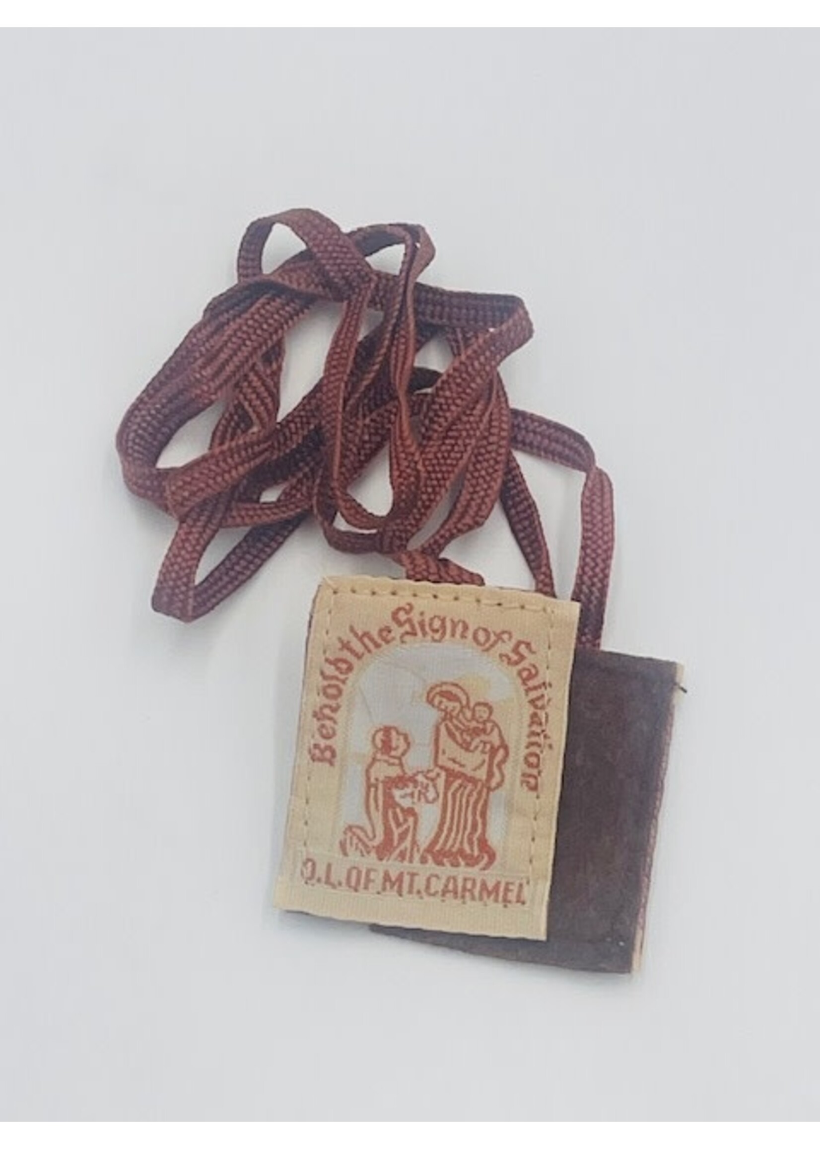 Brown Scapular with brown cord