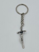 Papal Crucifix Keychain