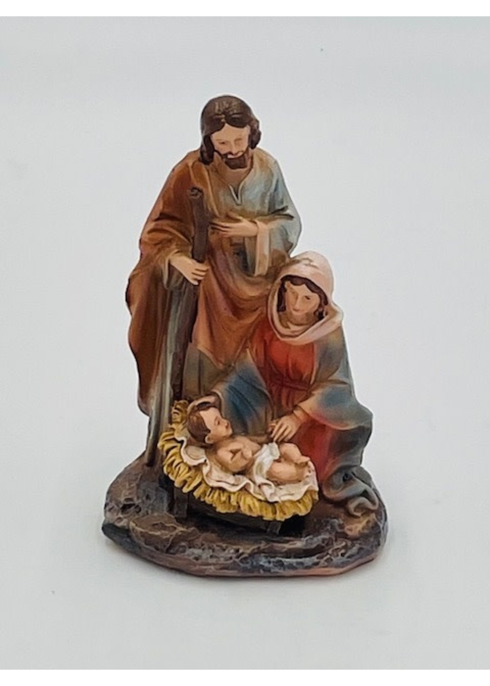 Holy Family Nativity Figurine - 3" x 2.5" x 5"