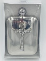 Jesus on the Cross Holy Water Flask