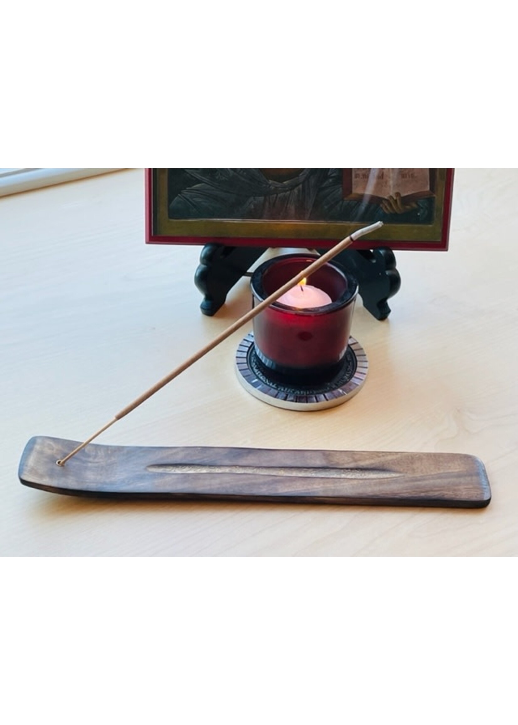 Plain Wood Incense Stick Holder
