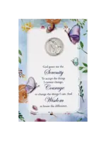 Serenity Prayer Greeting Card with Prayer Token