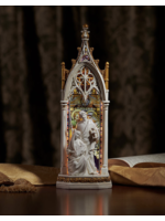 Holy Family Illuminated Gothic Window Figurines