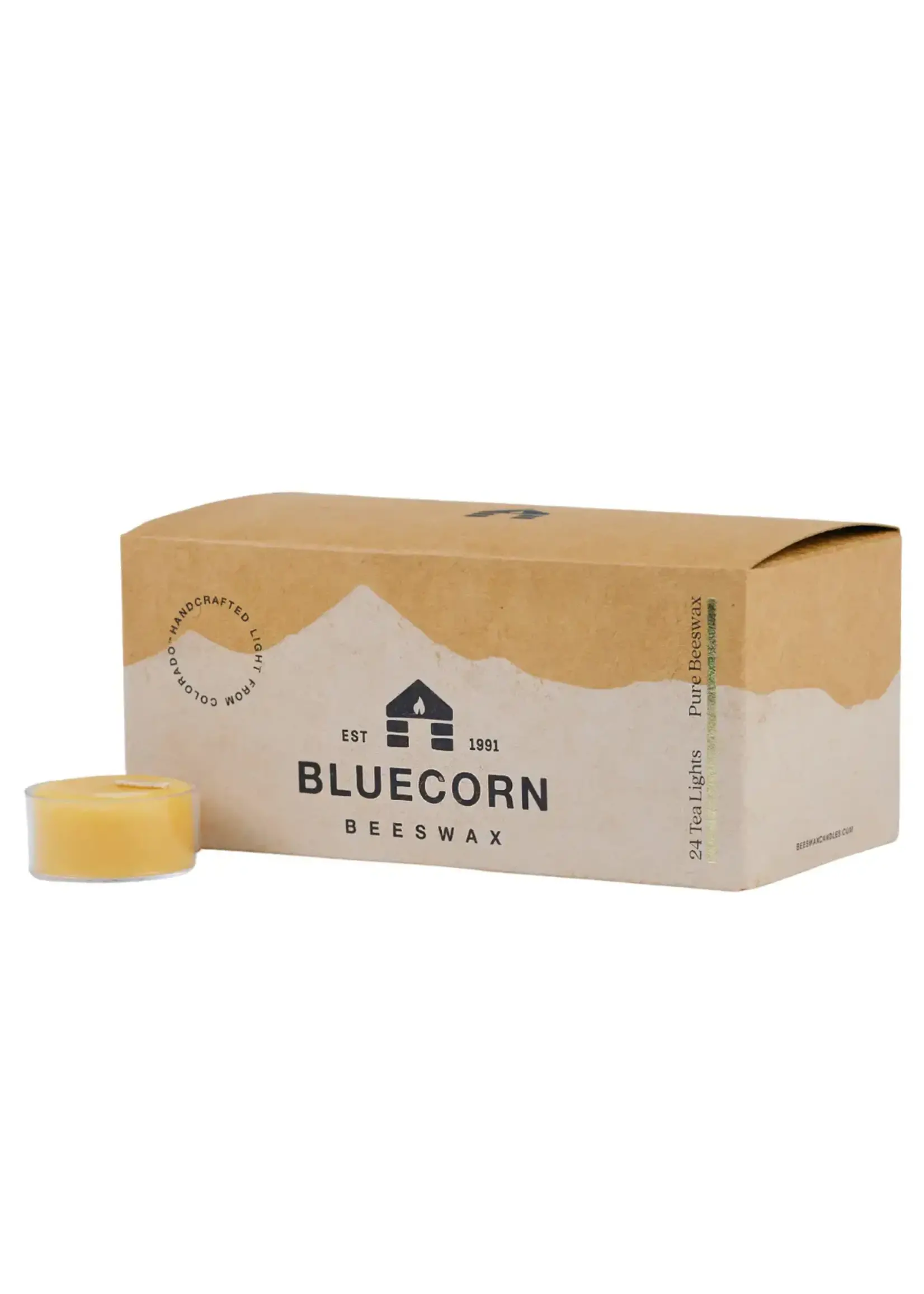 Pure Beeswax Tea Lights - 24 pack