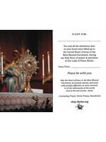 Our Lady of Peace Adoration Blessing Cards
