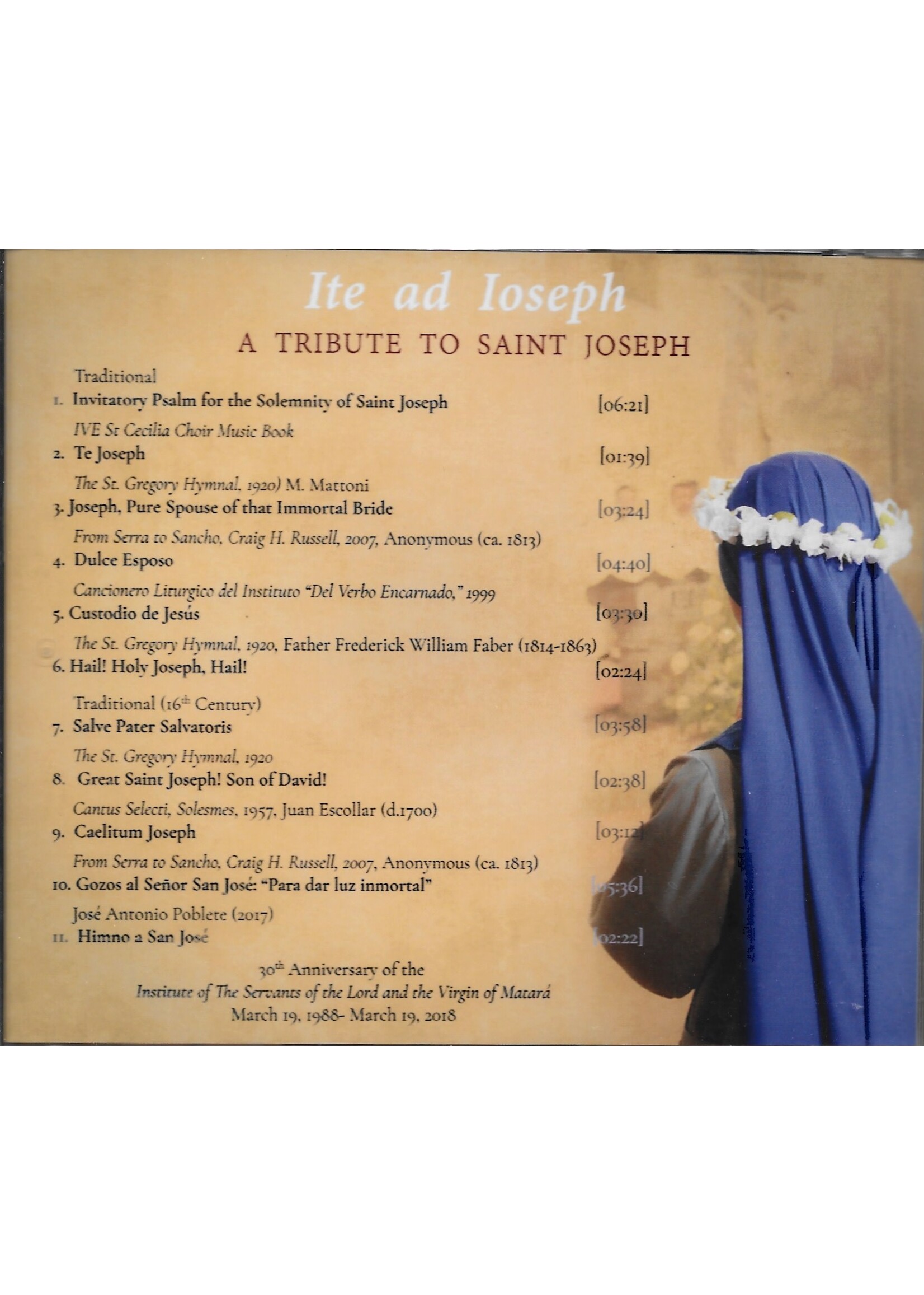 Ite ad Ioseph: A Tribute to St Joseph - Servants of the Lord of the Virgin of Matara