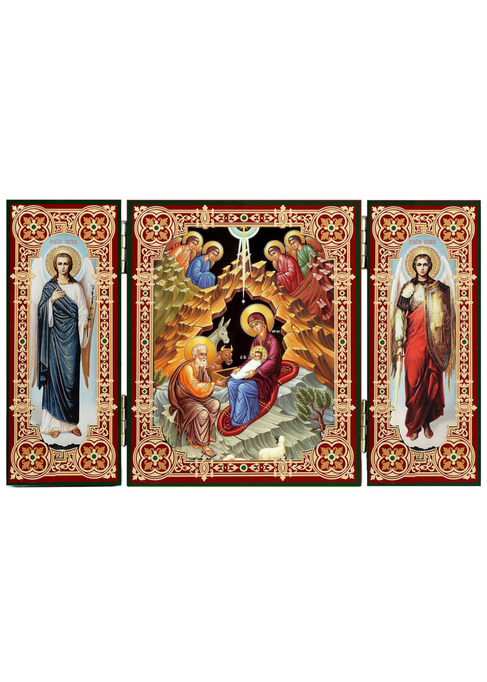 Nativity Triptych Icon Devotion Gift Bag