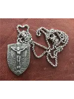 johnny ltd Crucifix Shield Men's Necklace