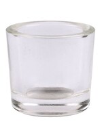 2oz Recycled Heavy Clear Glass Votive & Tea Light Holder