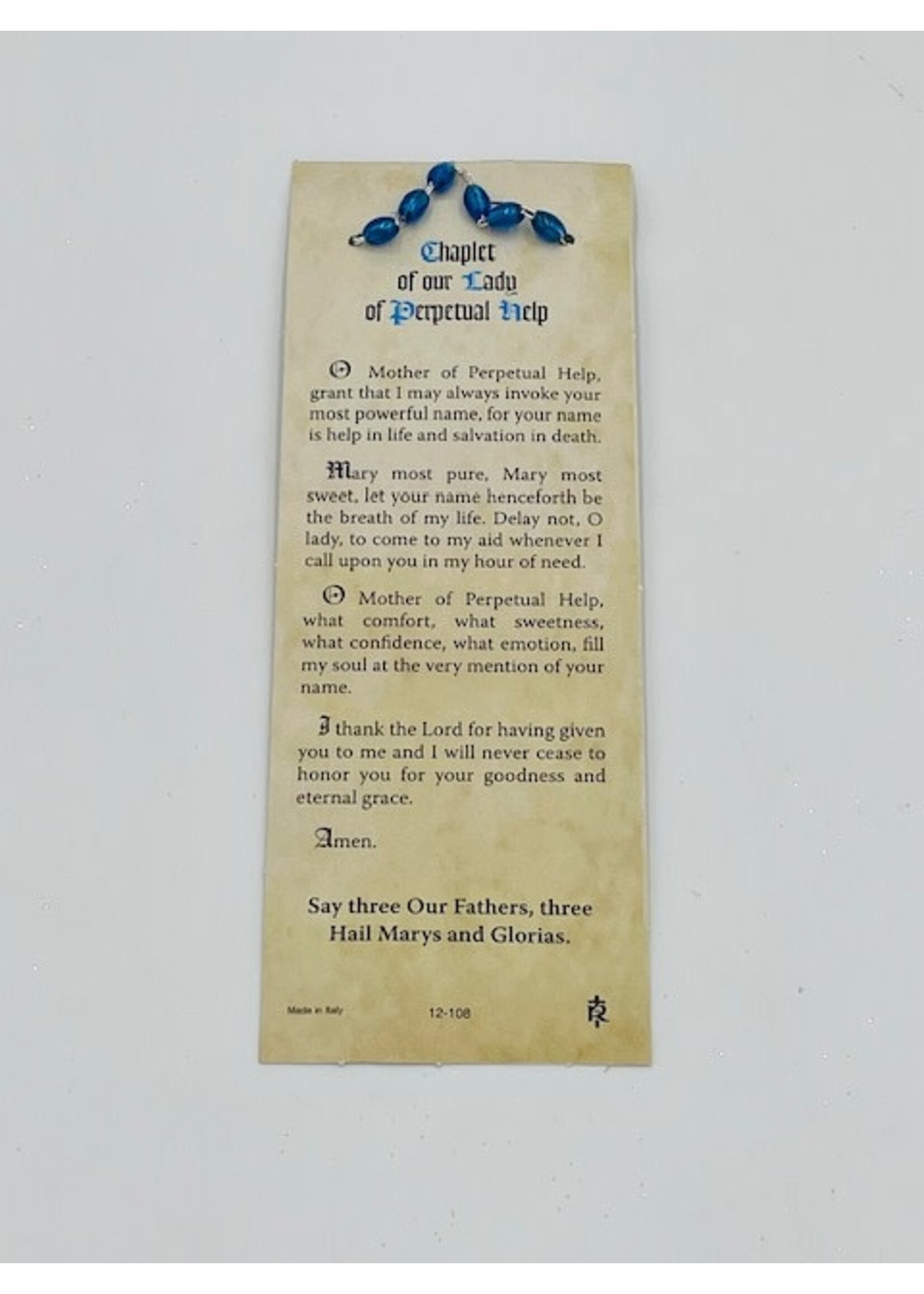 Chaplet of Our Lady of Perpetual Help