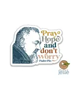 Padre Pio Waterproof Sticker