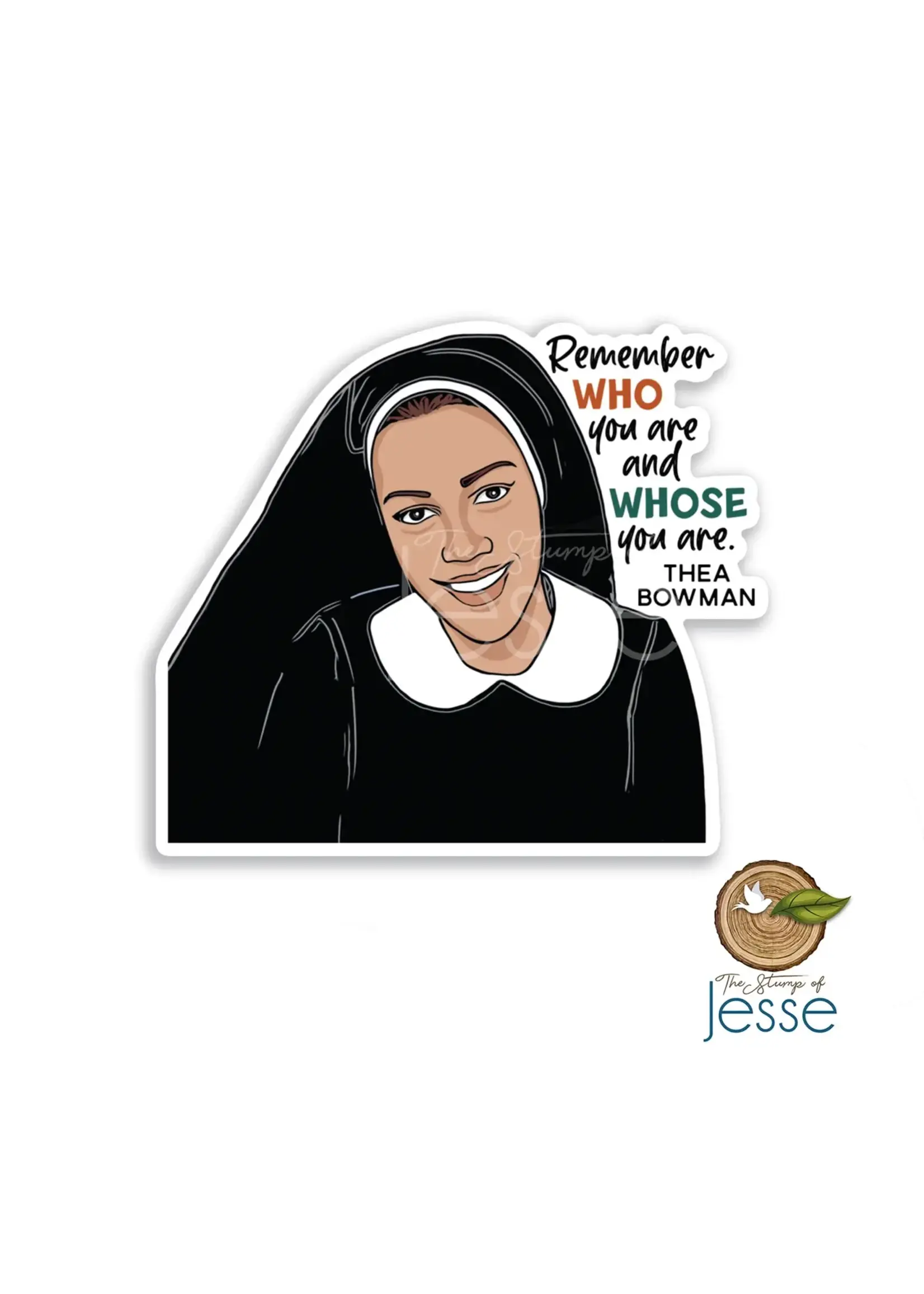 Sister Thea Bowman Waterproof Vinyl Sticker