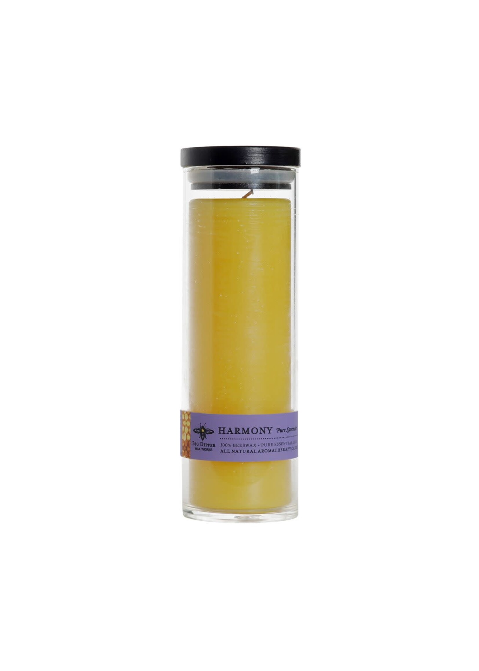 Beeswax Aromatherapy Sanctuary Candle in Glass - Harmony (Pure Lavender)