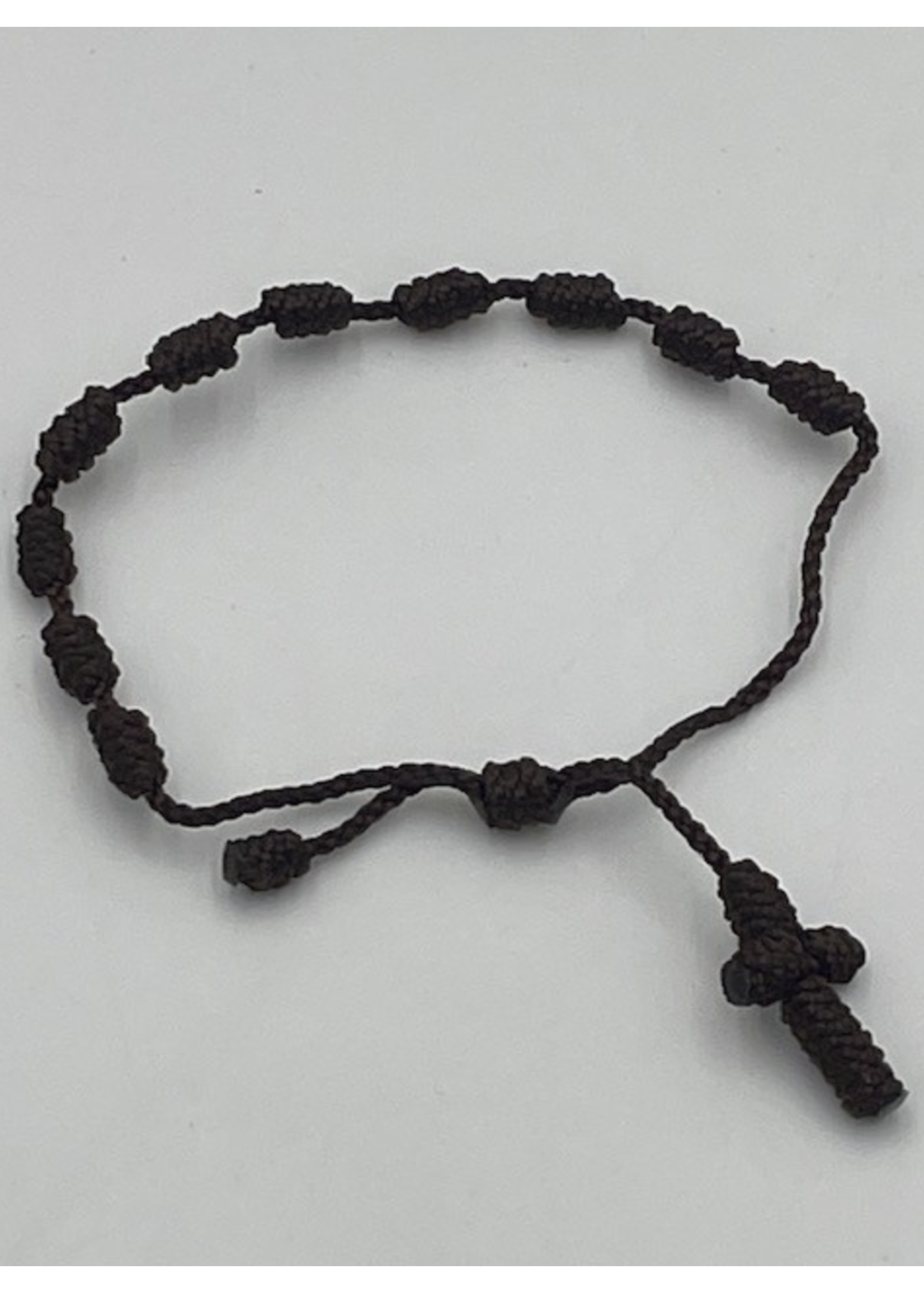 Corded Rosary Bracelet with Slipknot - assorted colors