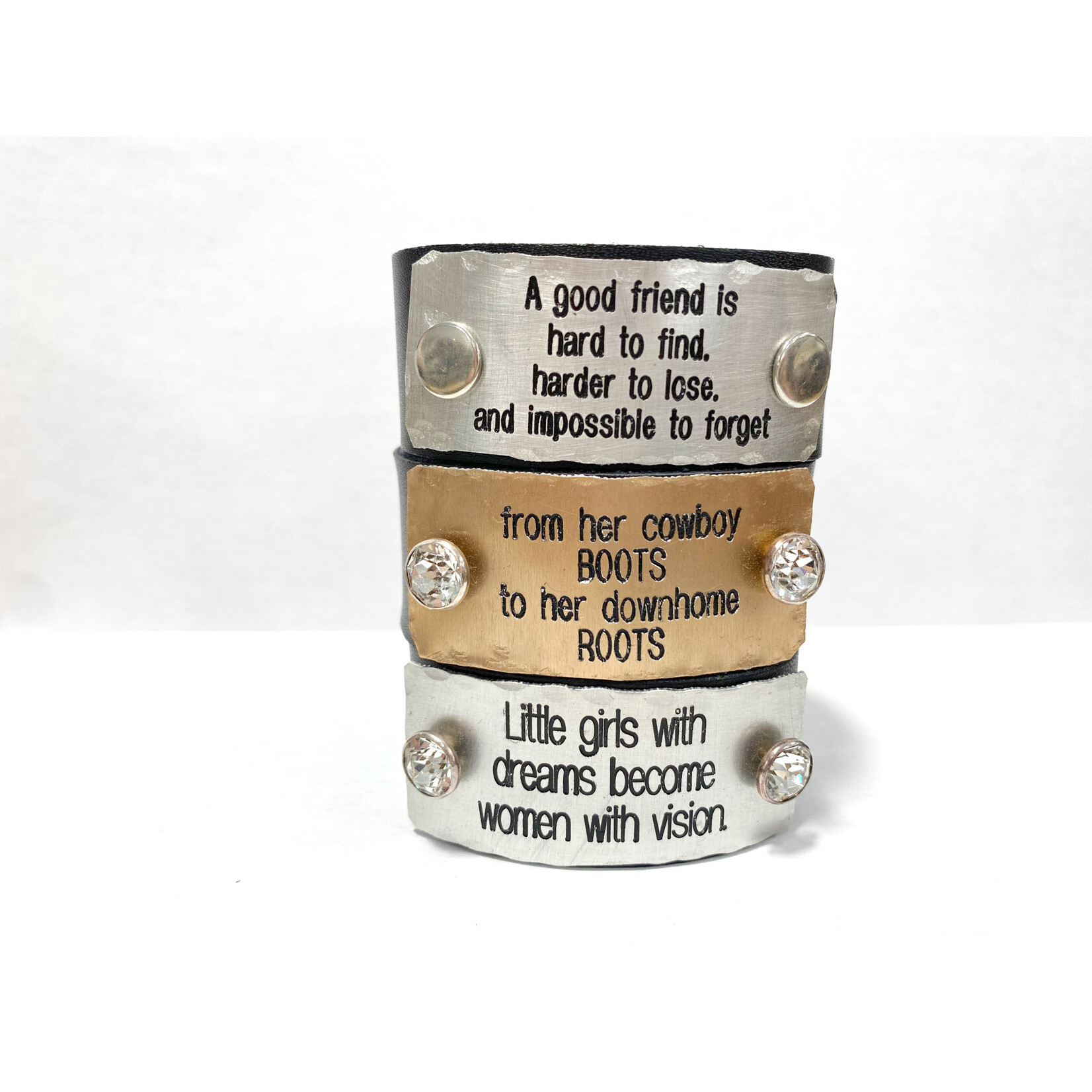 Medium 1" Cuff Black