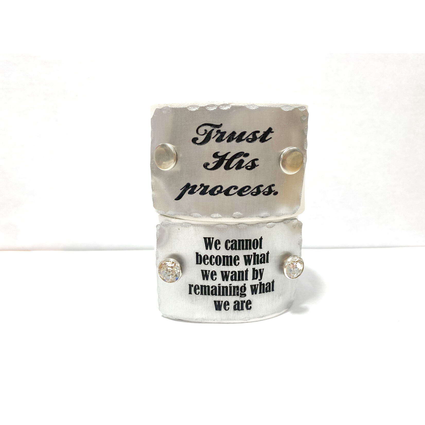 Large 1.5" Cuff White