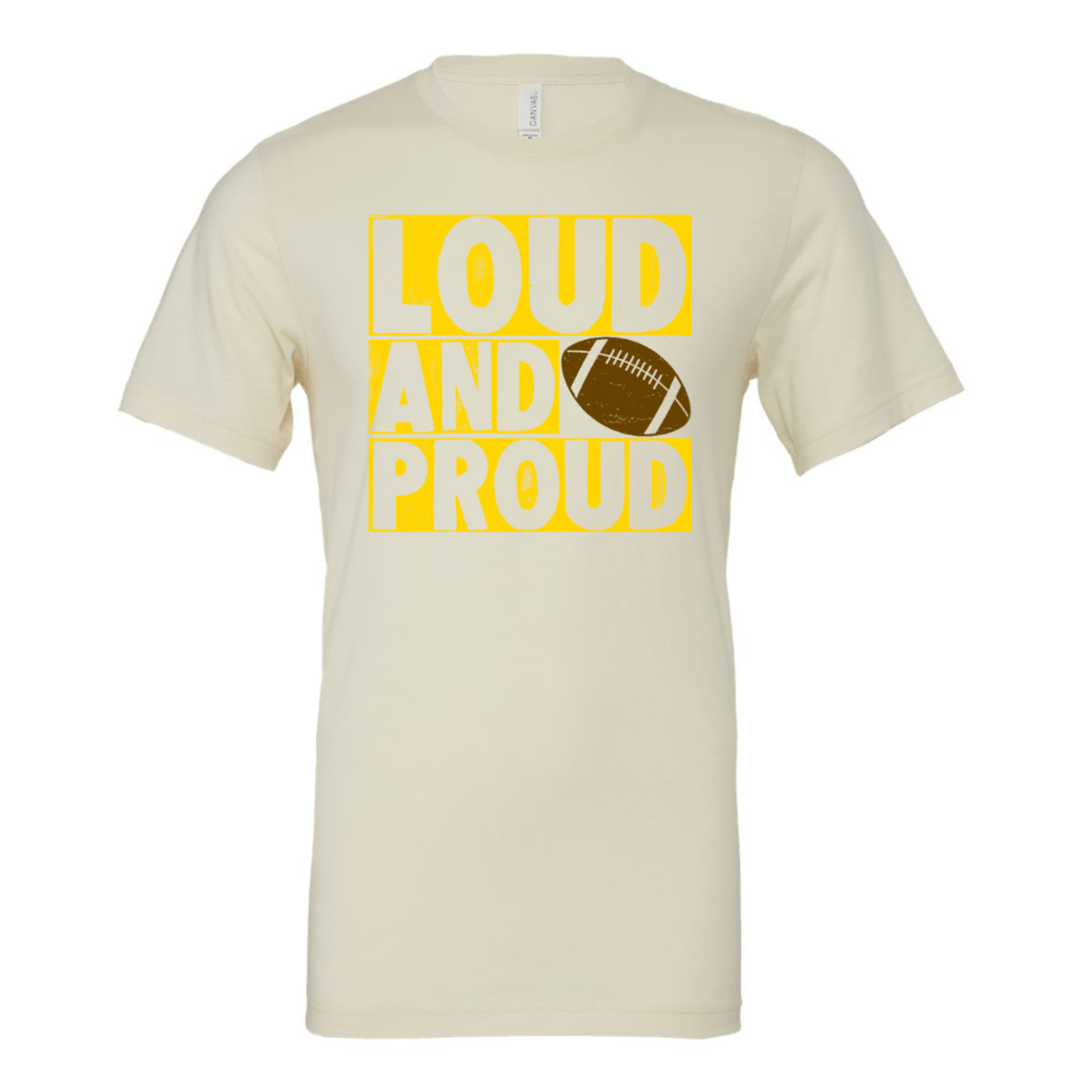 Bella+Canvas Jays Loud & Proud Football Tee (XXL)