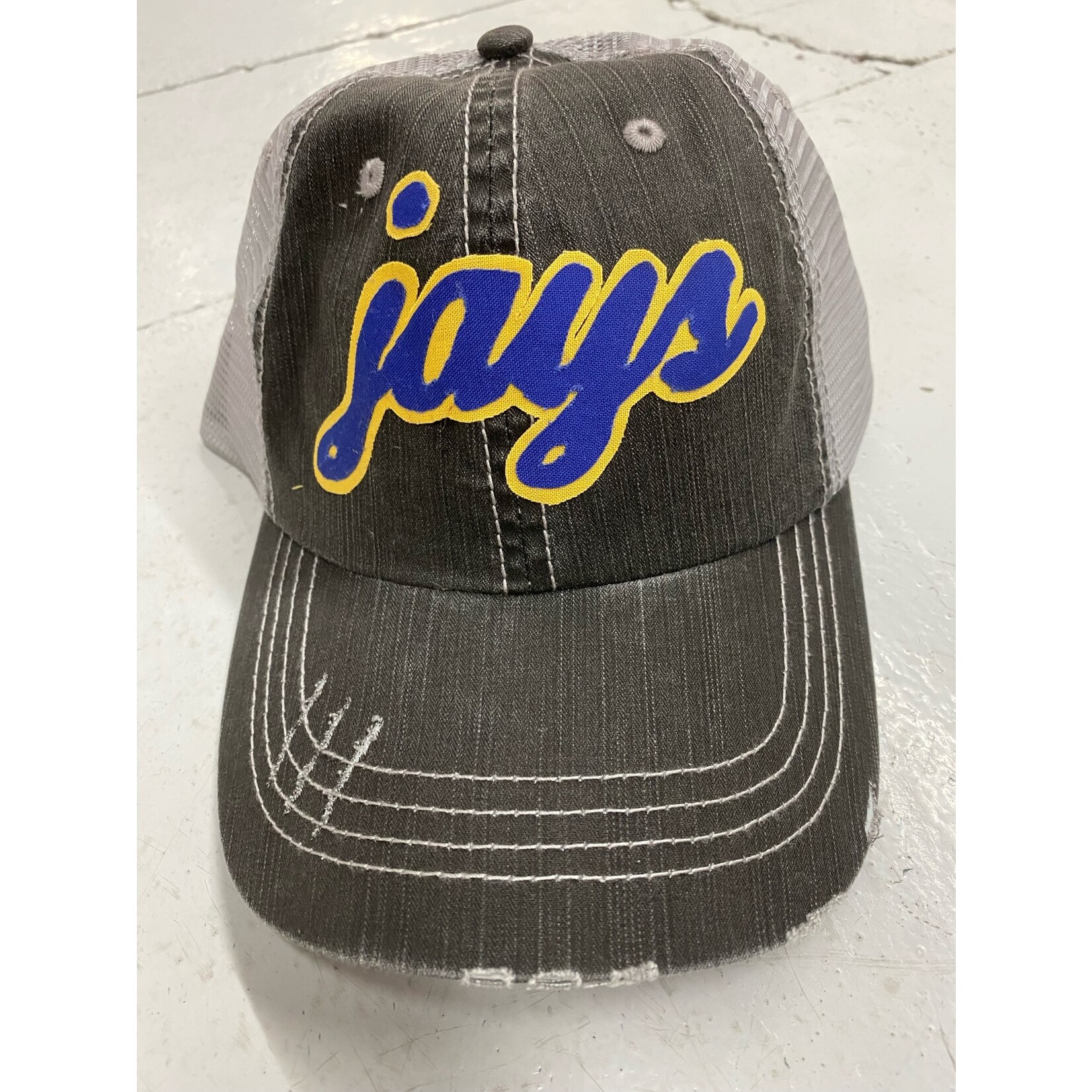 Jays Sewn Distressed Hat