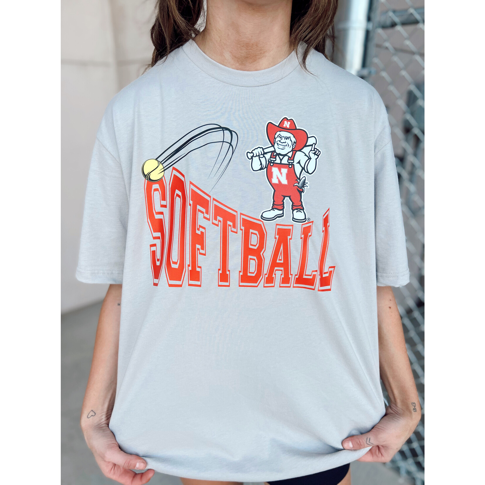 Nebraska Softball Tee