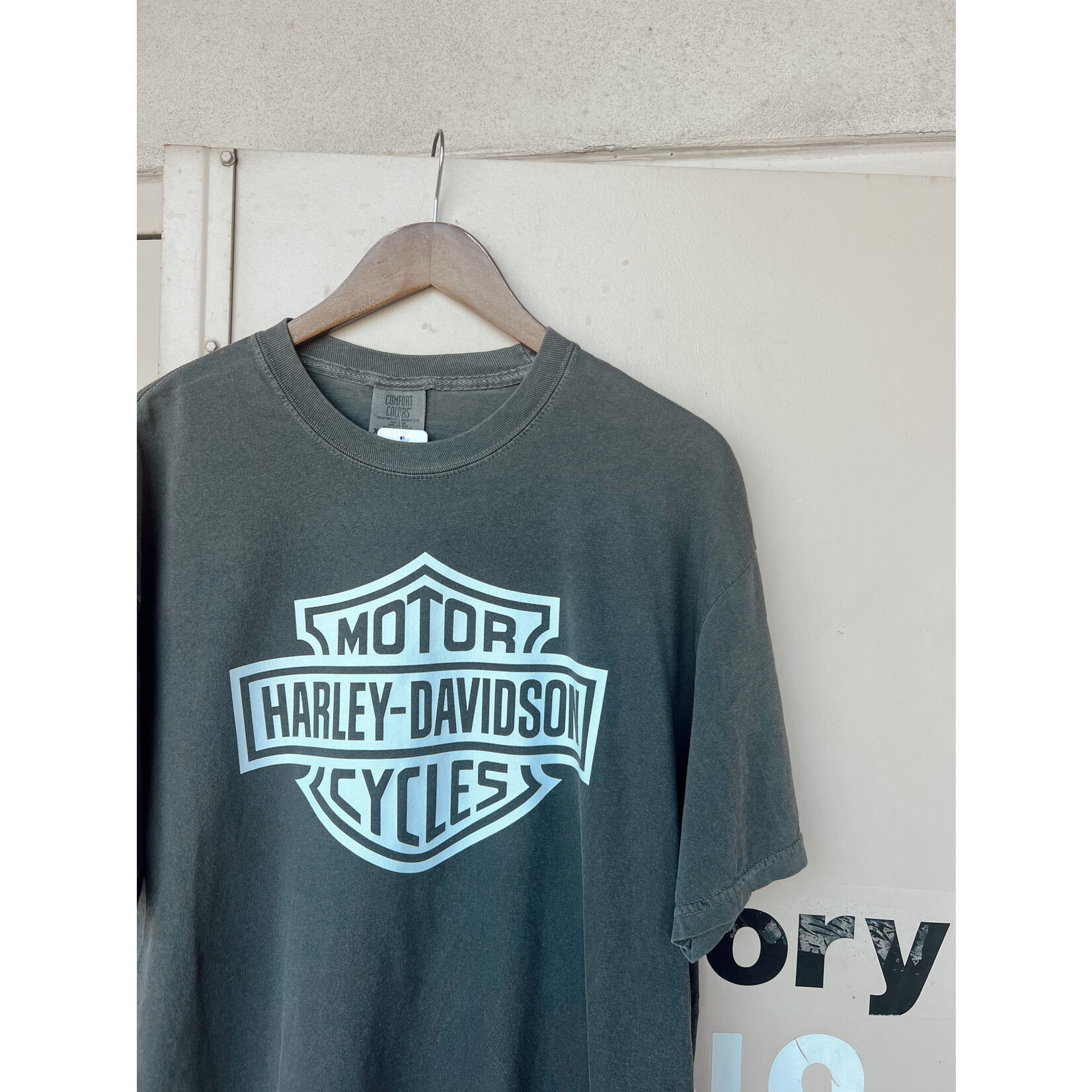 comfort colors Harley Logo Pepper Tee