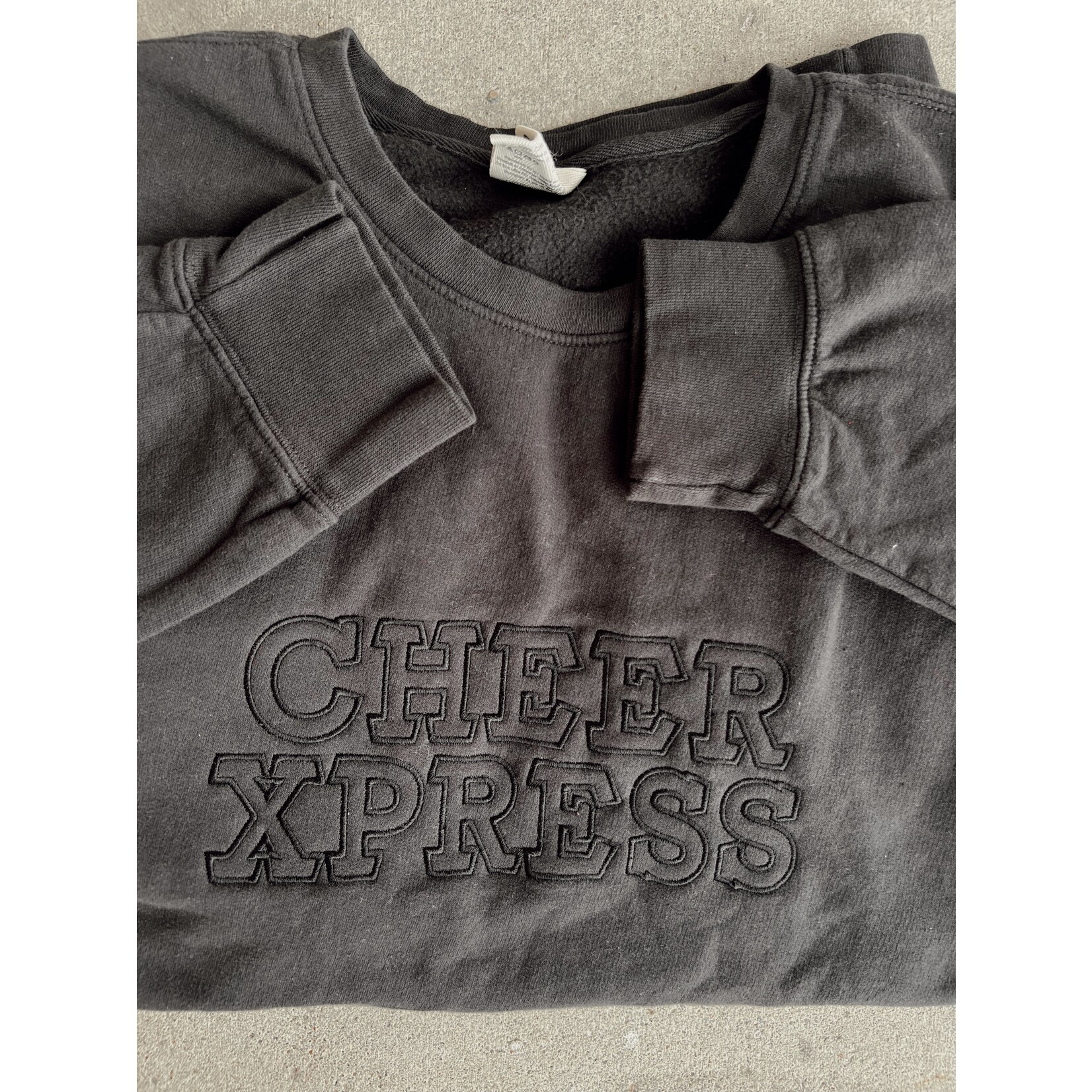 comfort colors Cheer Xpress Embroidered Crew