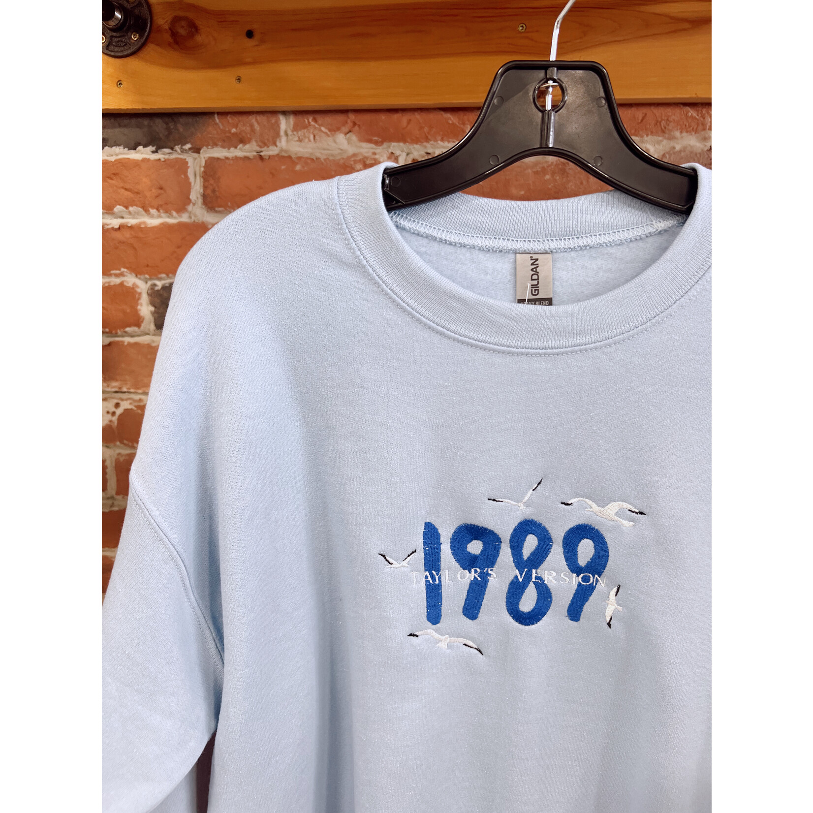 Taylor's Version Blue Embroidered Crew