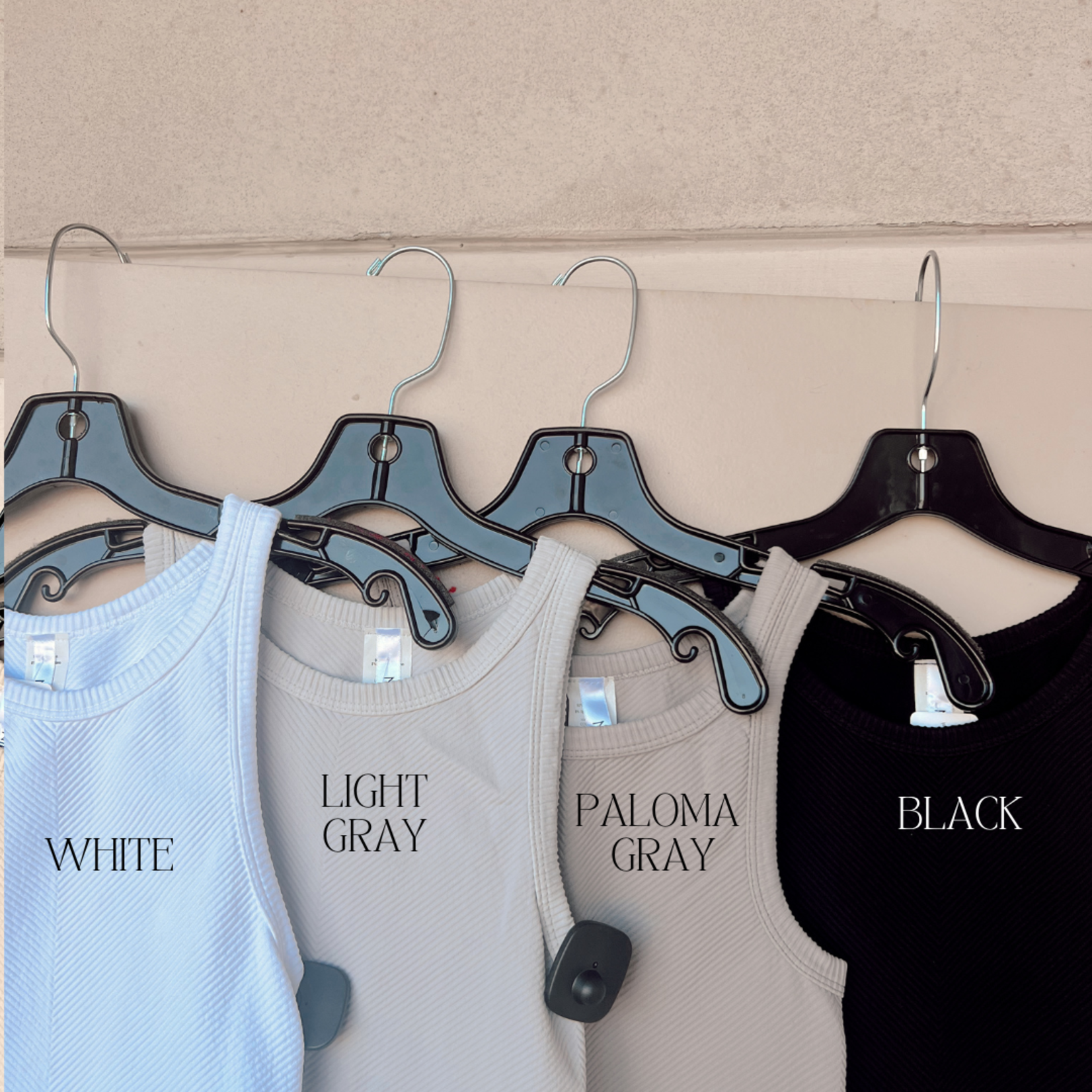 Nikibiki Ribbed High Neck Knit Tank