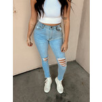 Alexis Distressed Ankle Skinny