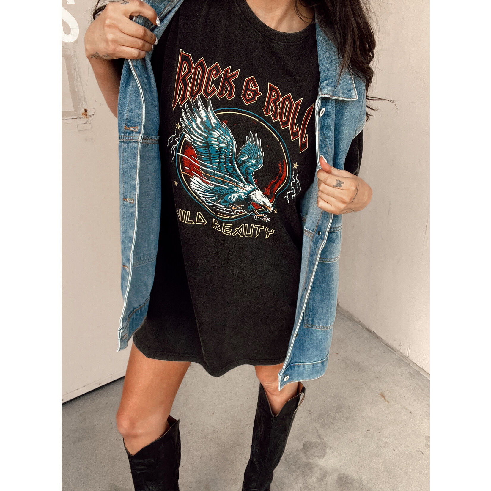 Rock N' Roll T-Shirt Dress