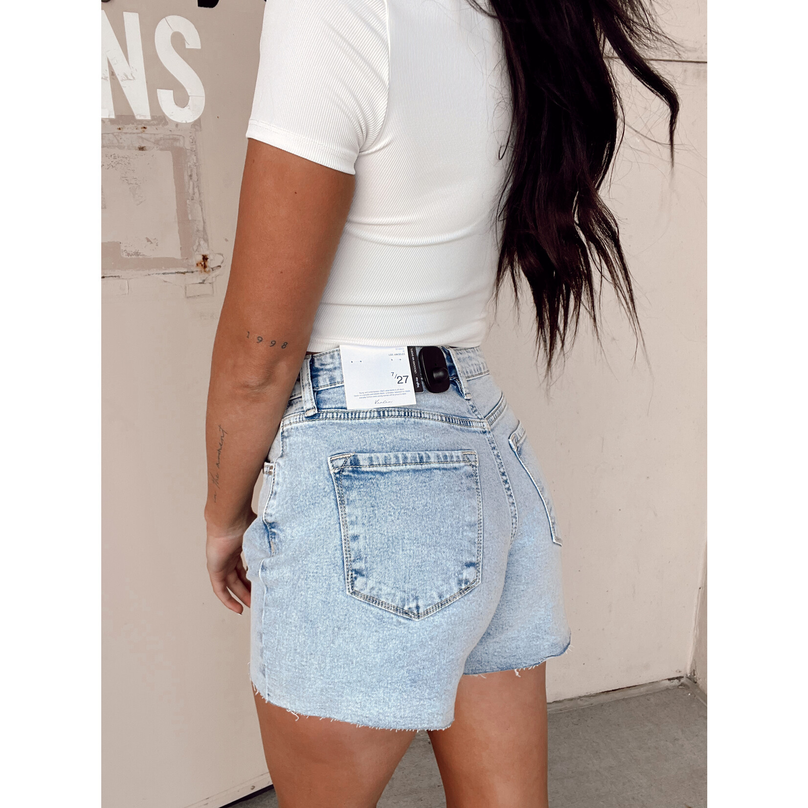 Maria High Rise Crossover Shorts
