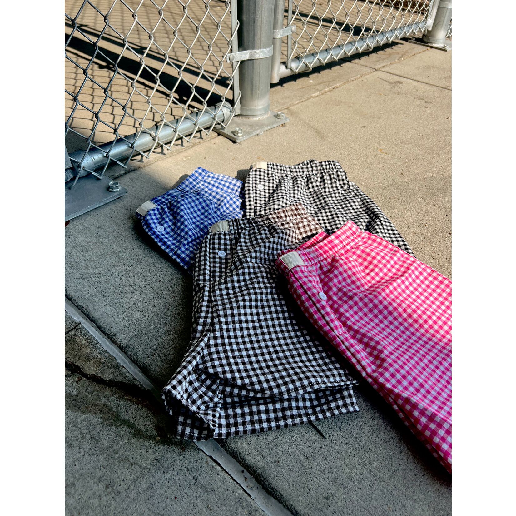 Gingham Boxer Shorts