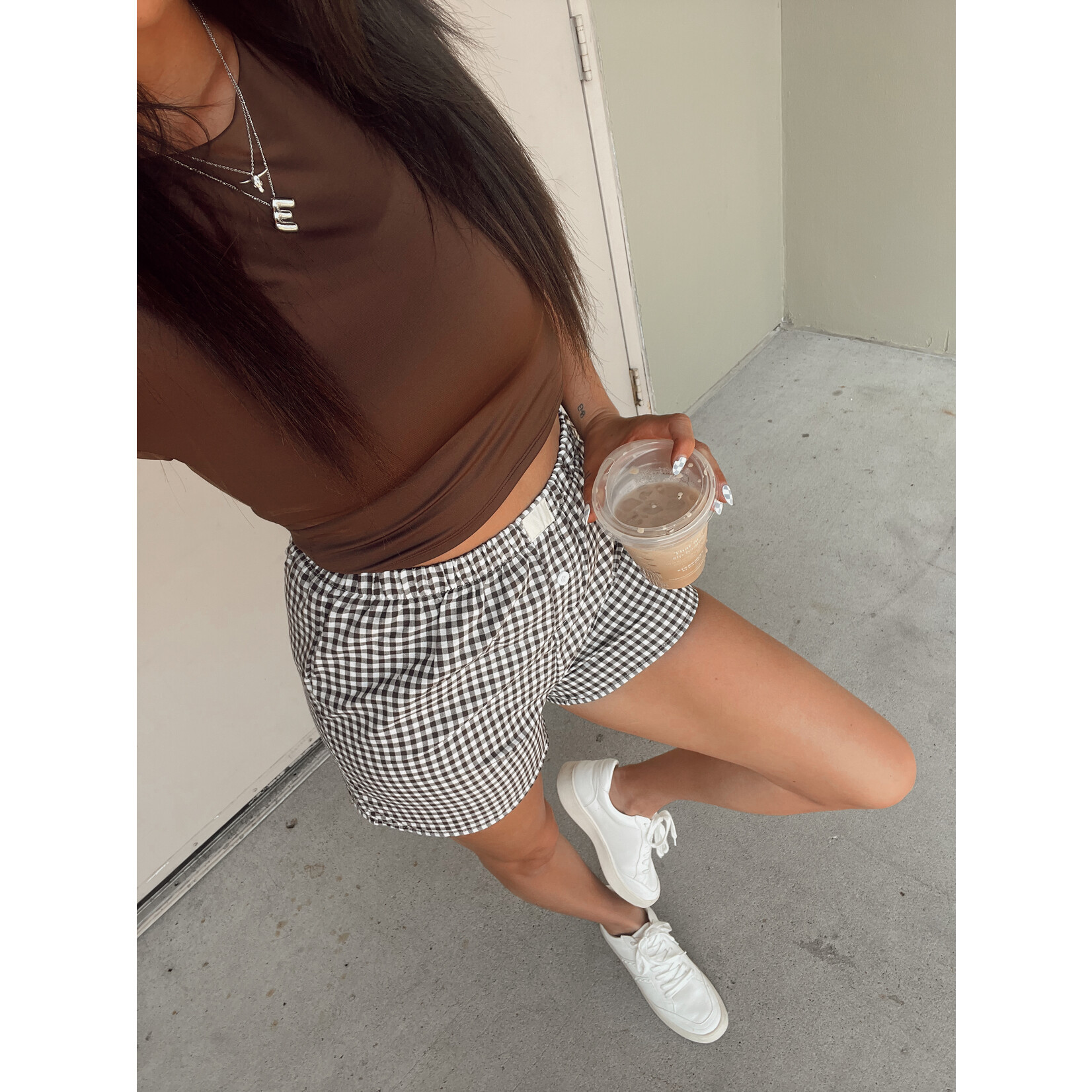 Gingham Boxer Shorts