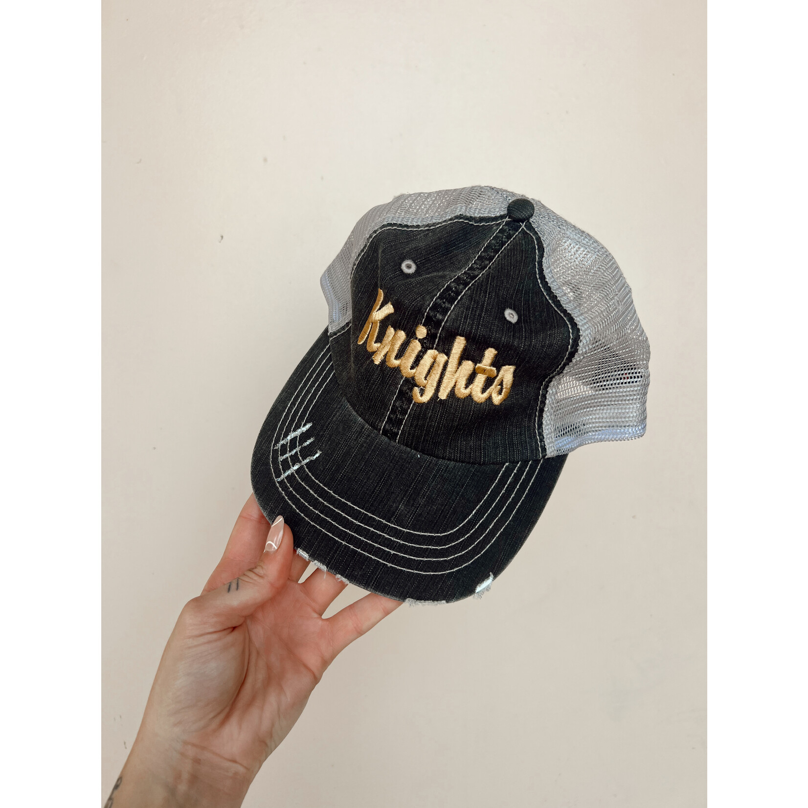 Knights Distressed Baseball Hat