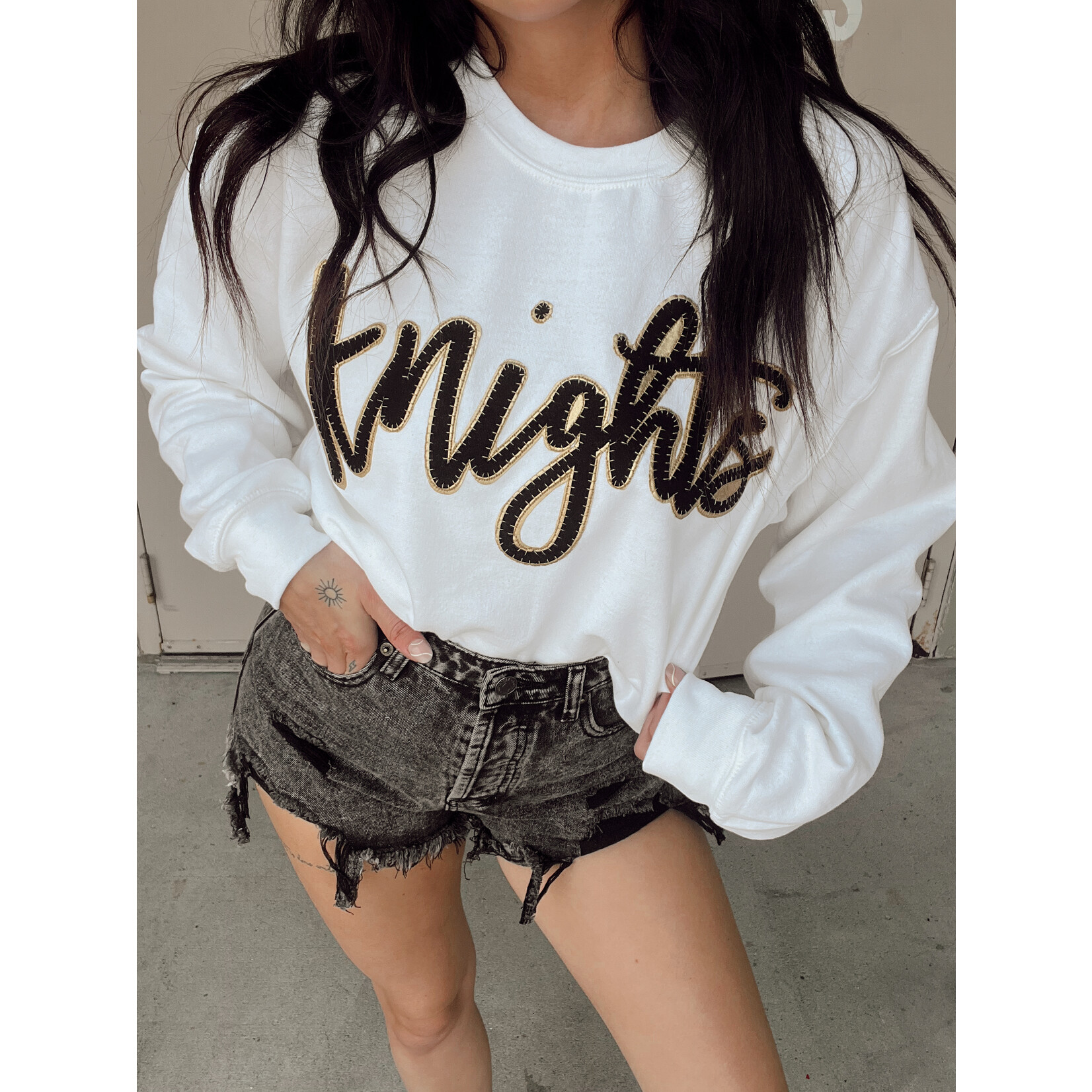 Knights Cursive Sewn Crewneck