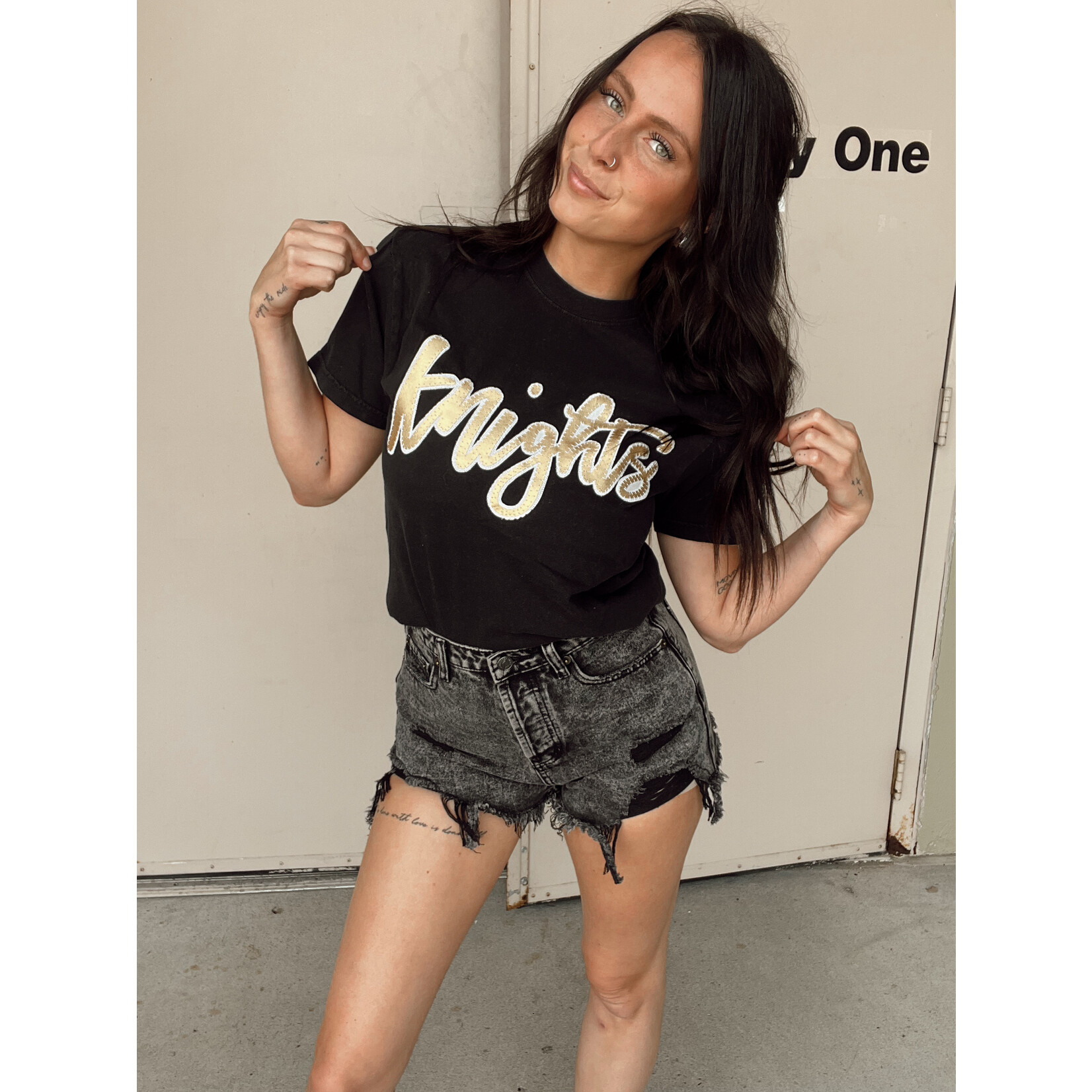 Knights Cursive Sewn Tee