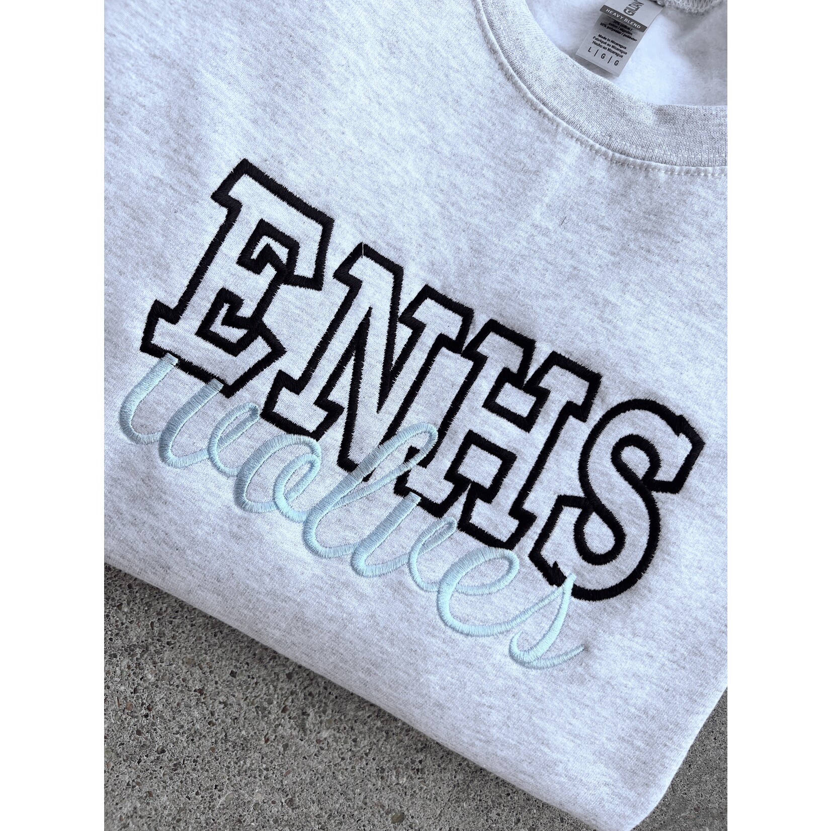 Gildan ENHS Wolves Embroidered Crew