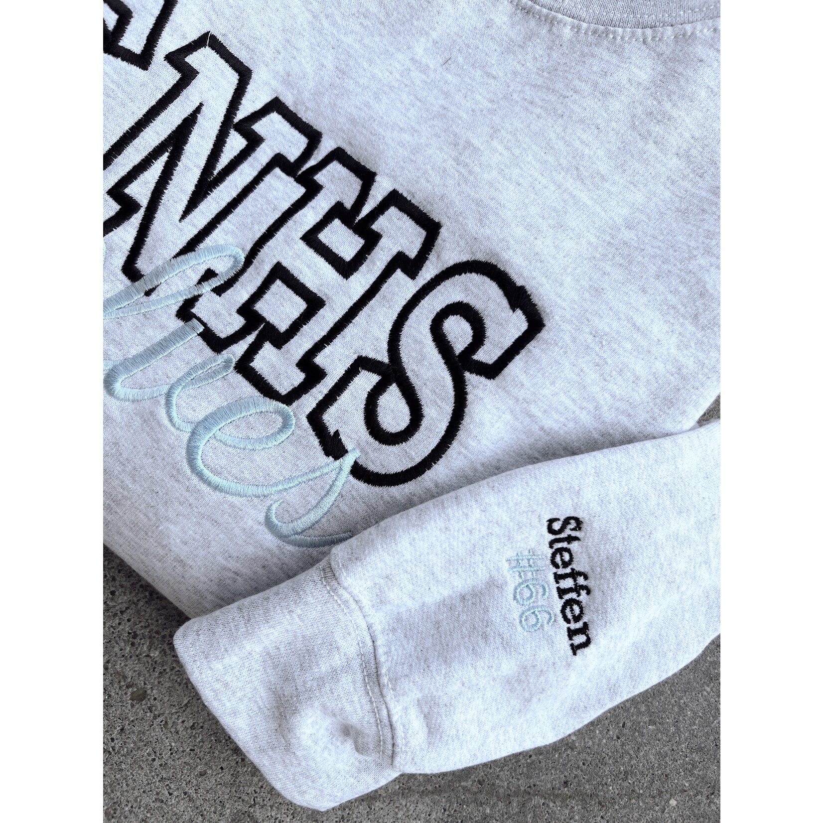 ENHS Wolves Embroidered Crew + Name/Number
