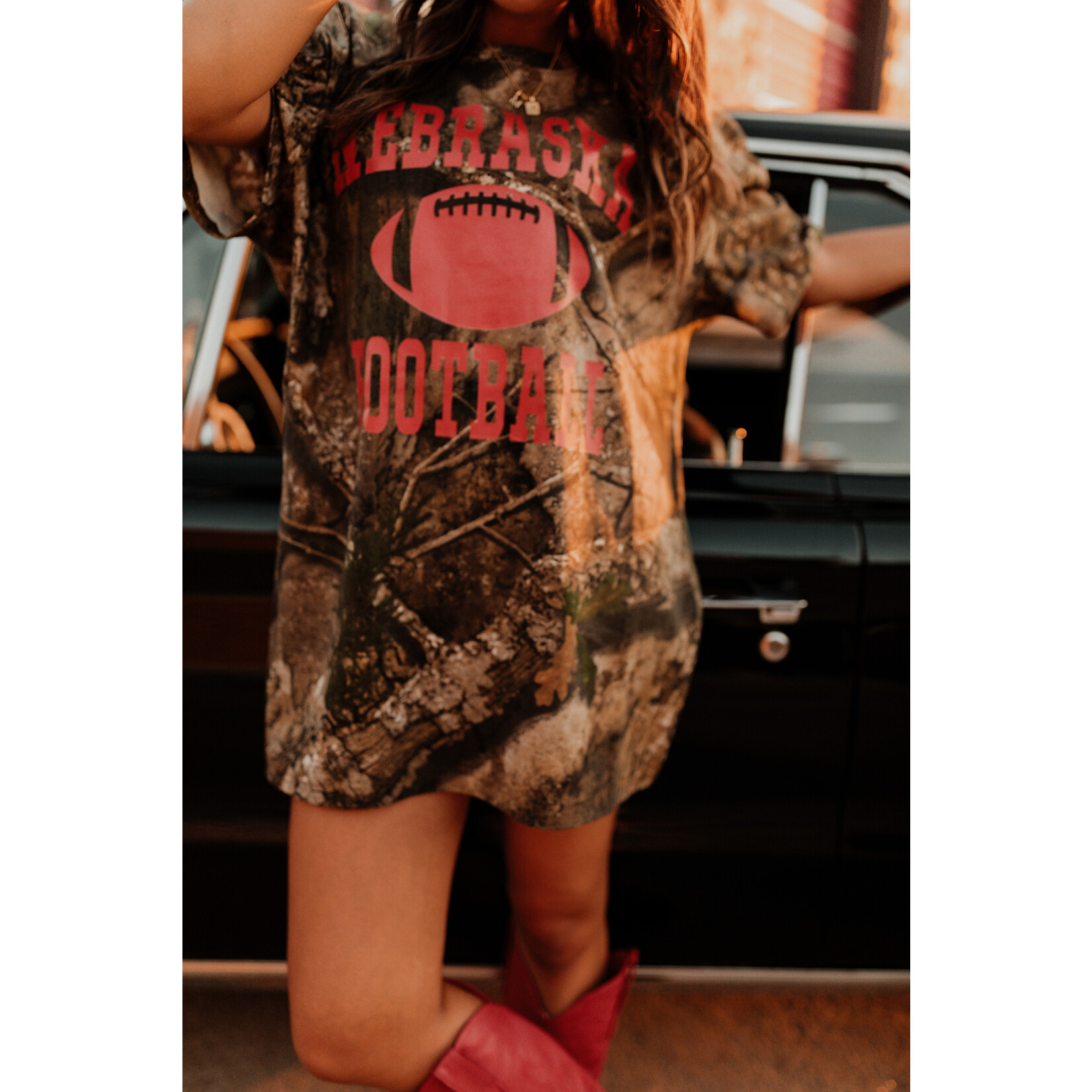 Code Five Nebraska Football Camo Tee